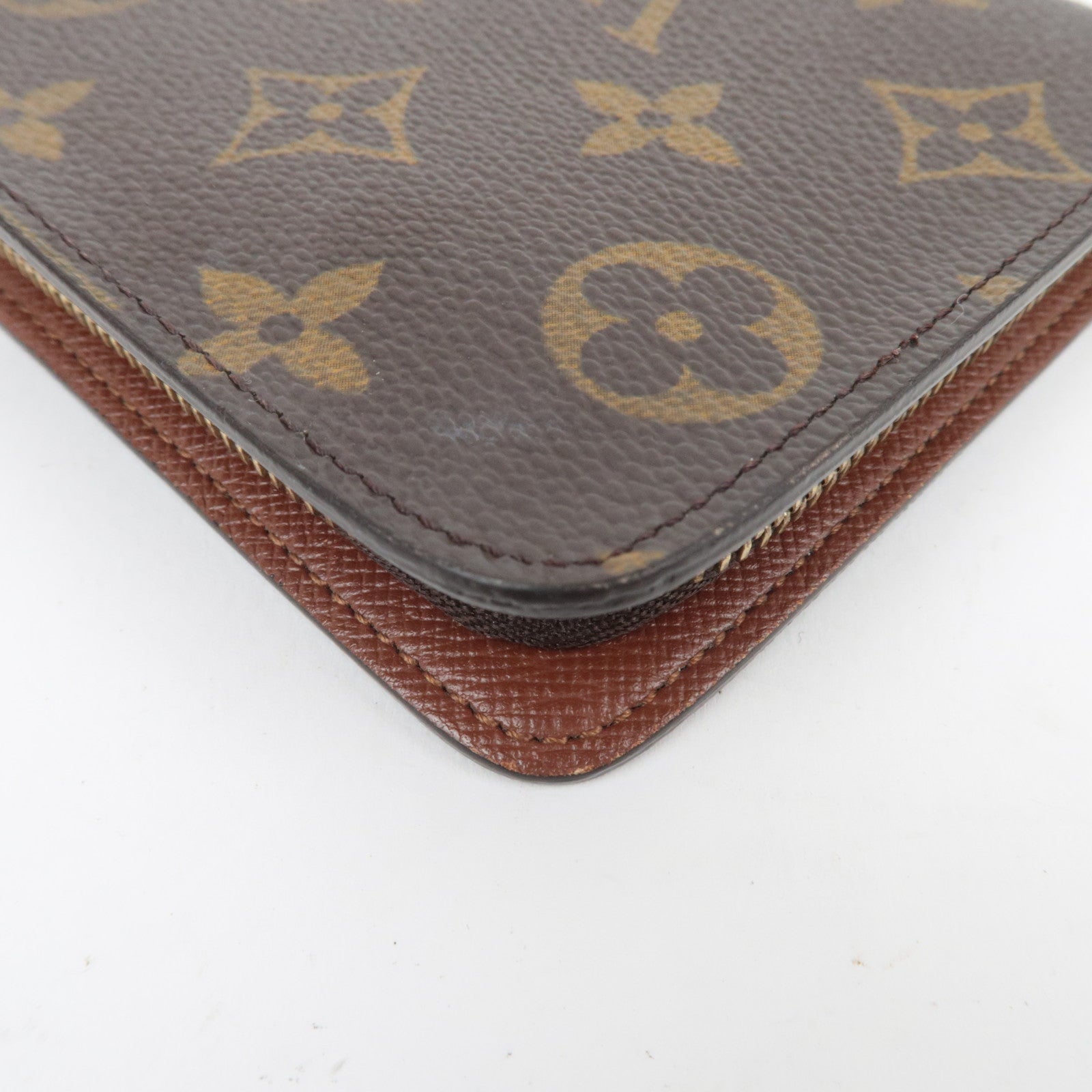 Louis Vuitton Monogram Porte Monnaie Zip Long Wallet M61727