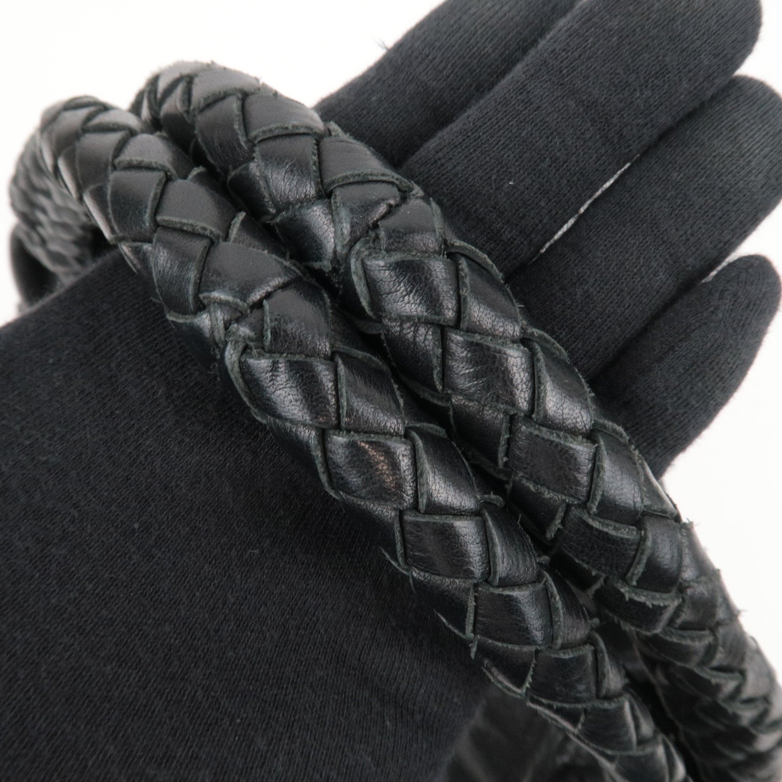 Ferragamo Gancini Perforated Leather Shoulder Bag Black