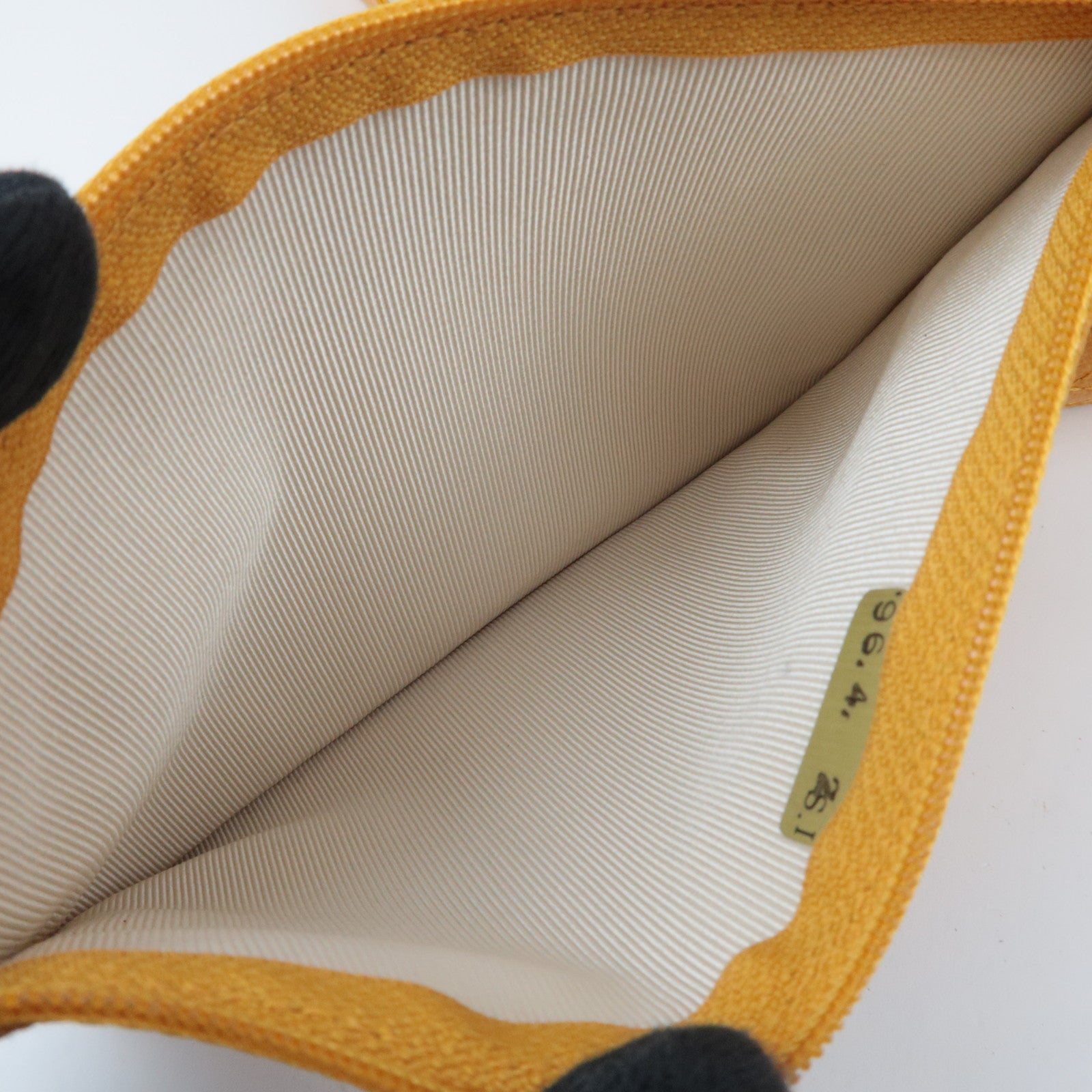 CHANEL Triple Coco Caviarskin Backpack Orange