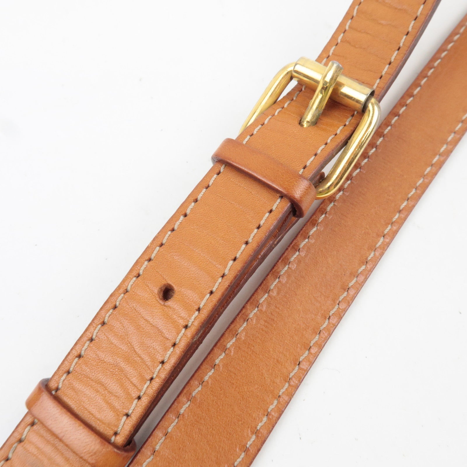 CELINE Macadam PVC Leather Shoulder Bag Brown