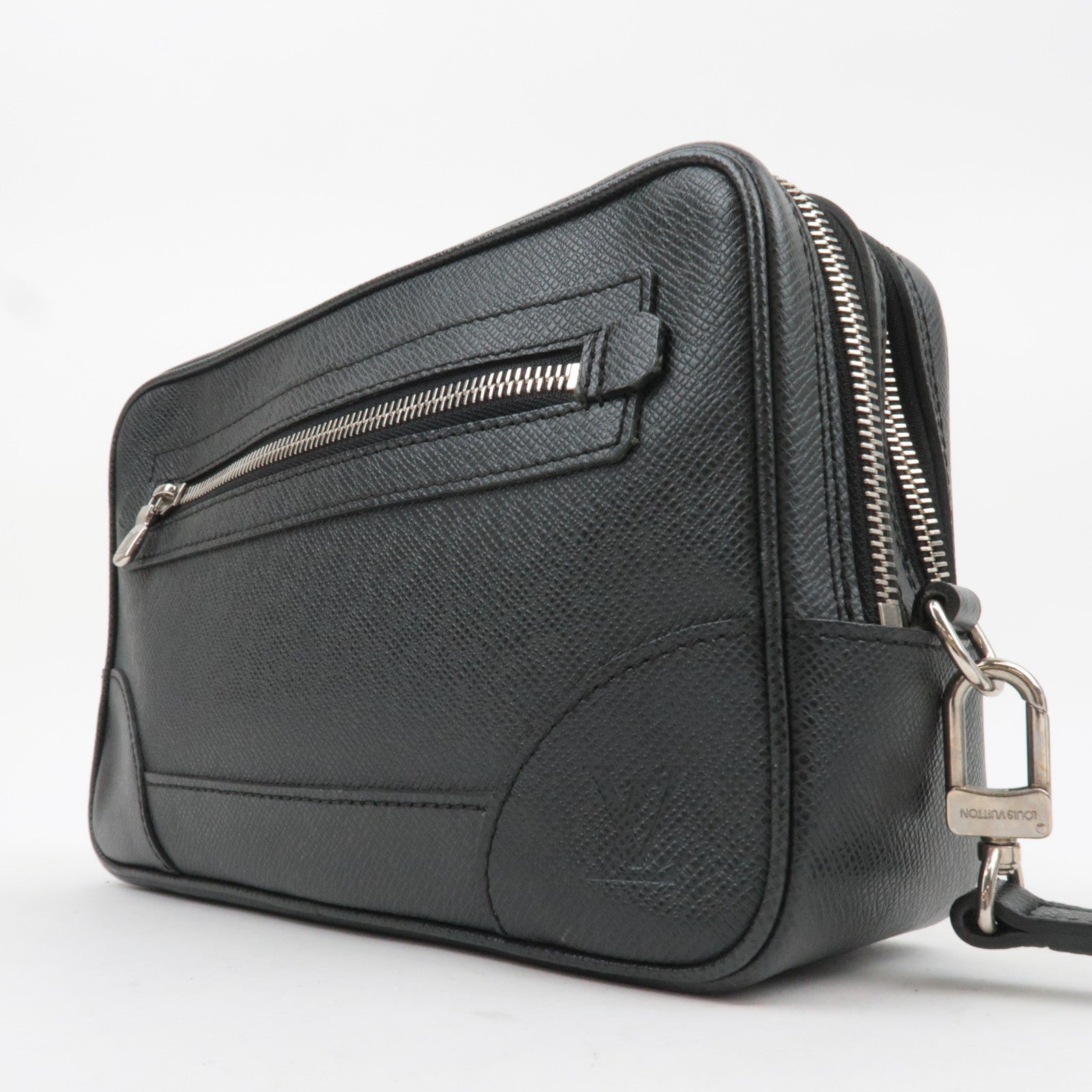 Louis Vuitton Taiga Pavel Clutch Bag Ardoise M31142