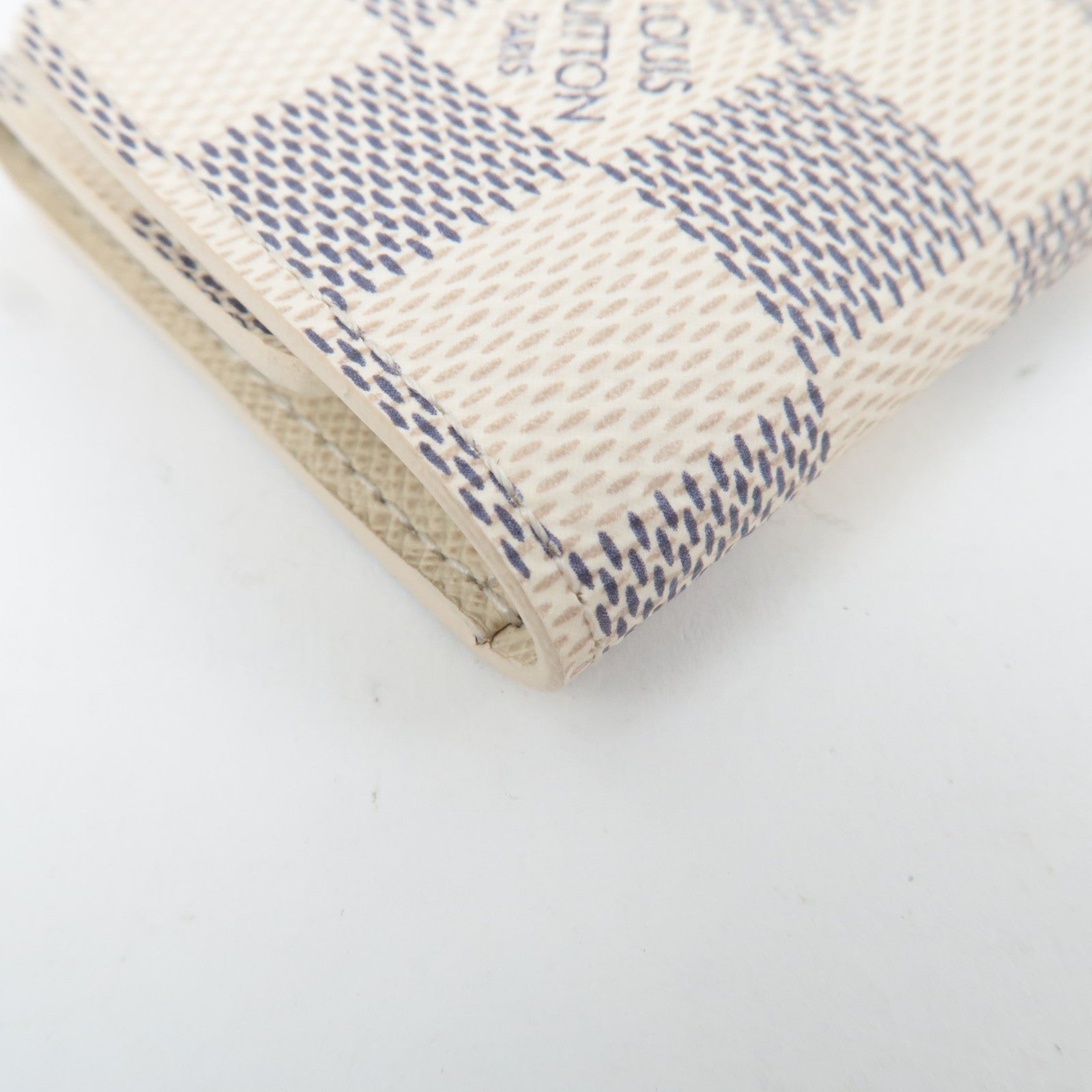 Louis Vuitton Damier Azur Multi Cles 6 Key Case N61745