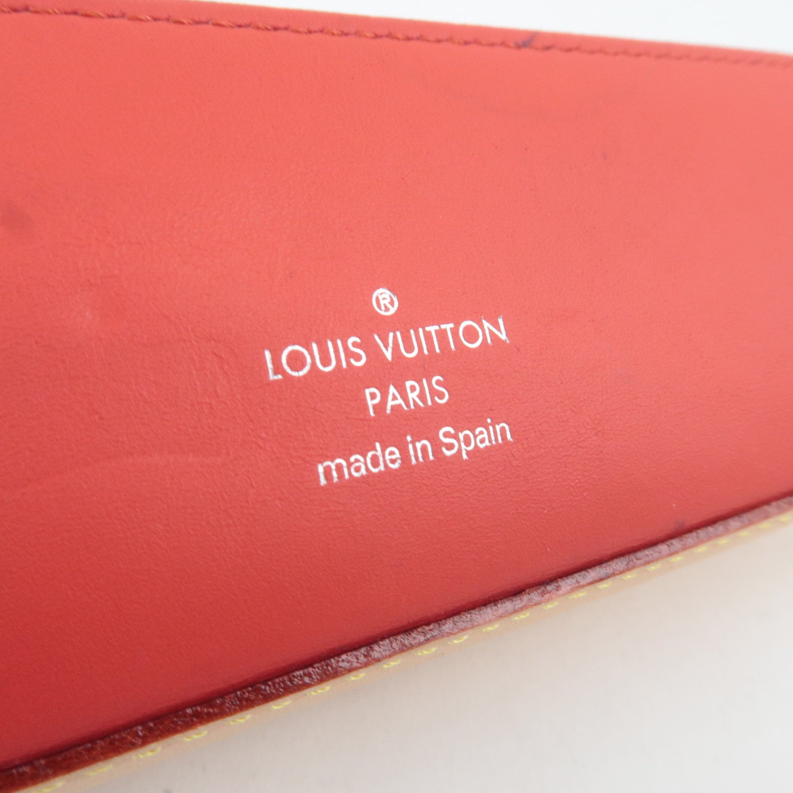 Louis Vuitton Monogram Trousse Elizabeth Pen Case Rouge GI0009