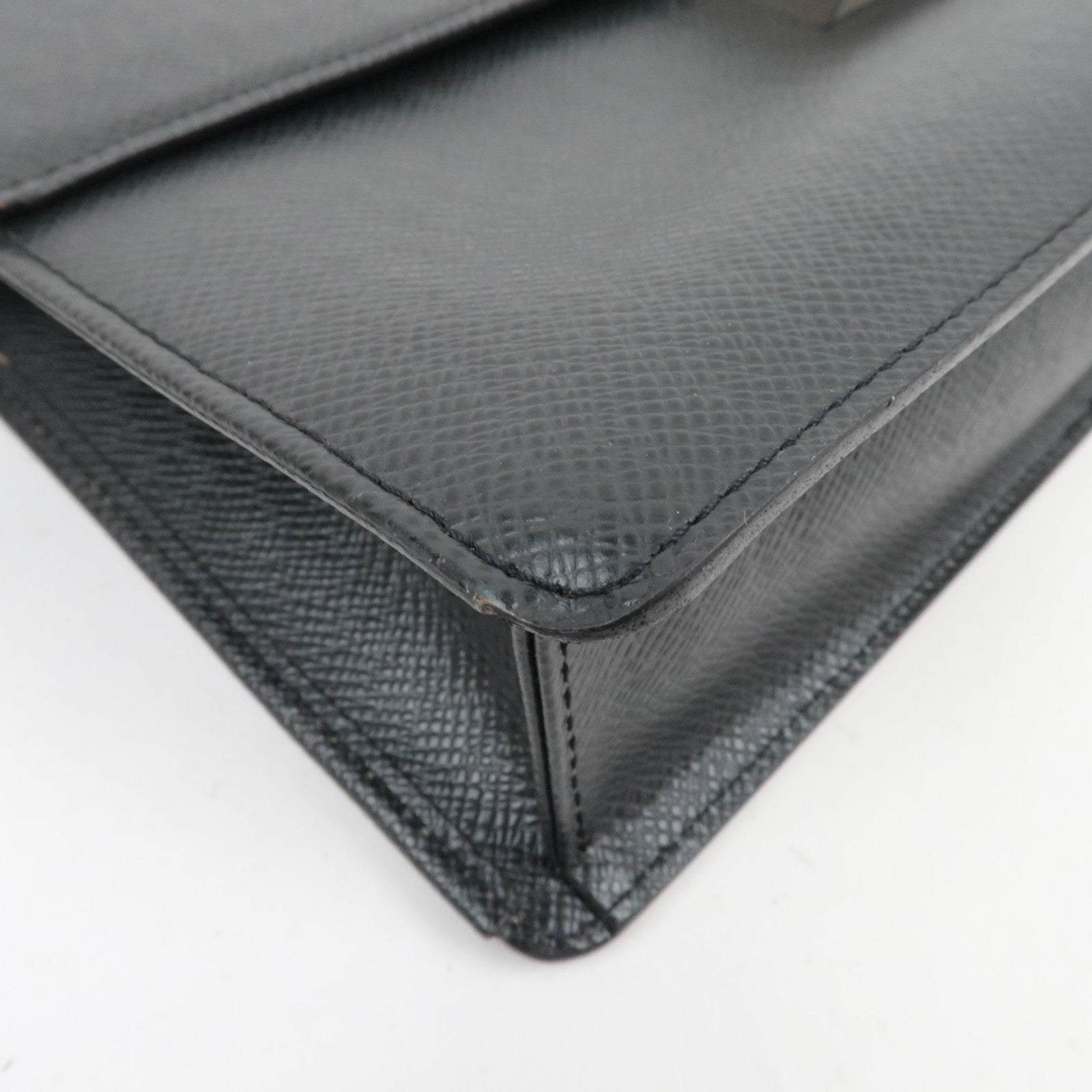 Louis Vuitton Taiga Selenga Clutch Bag Ardoise M30782