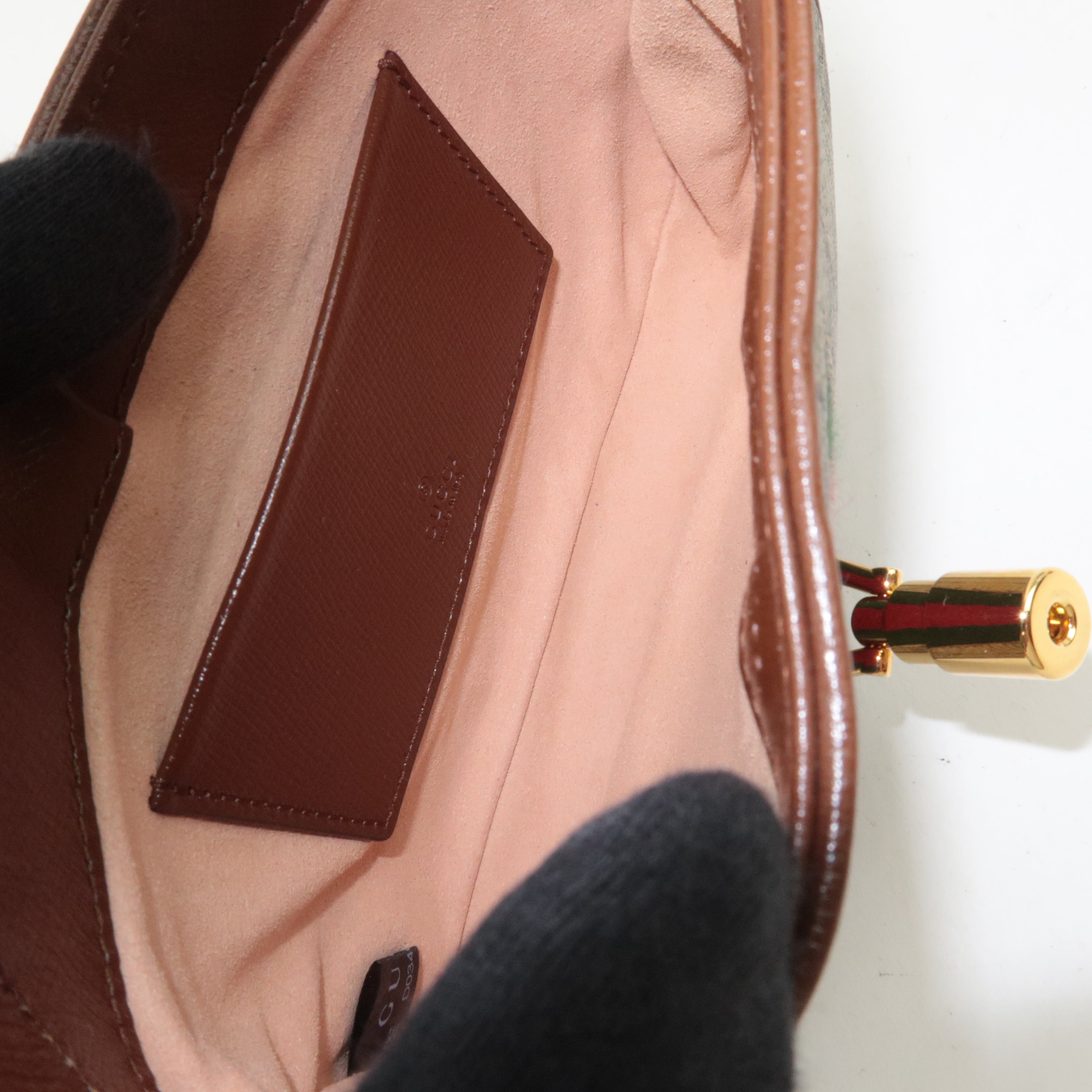 GUCCI Jackie 1961 Ophidia GG Supreme 2Way Handbag Beige Brown 637092 *Dust bag, Strap