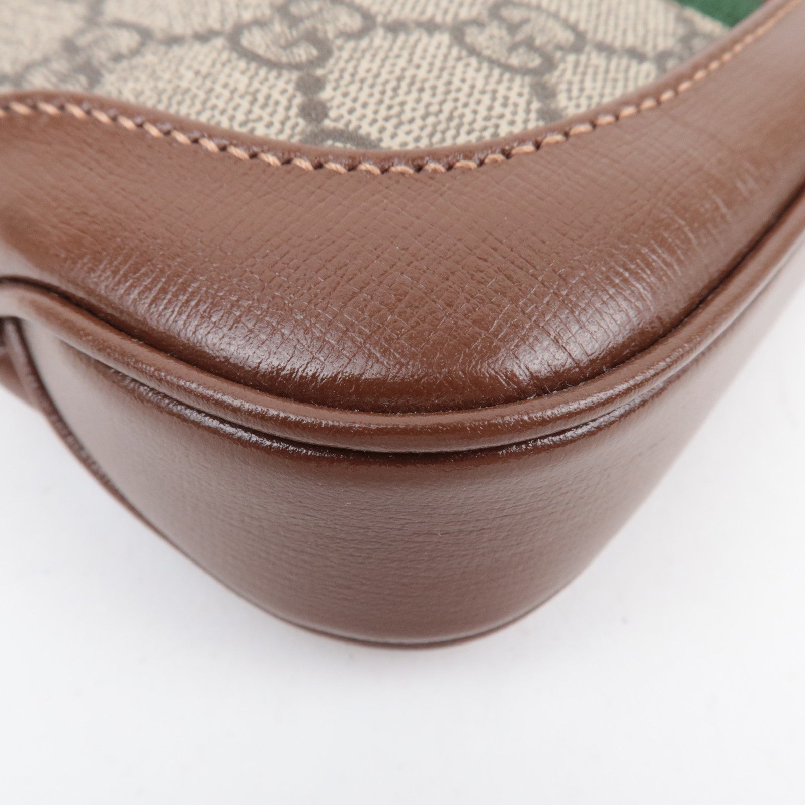 GUCCI Jackie 1961 Ophidia GG Supreme 2Way Handbag Beige Brown 637092 *Dust bag, Strap