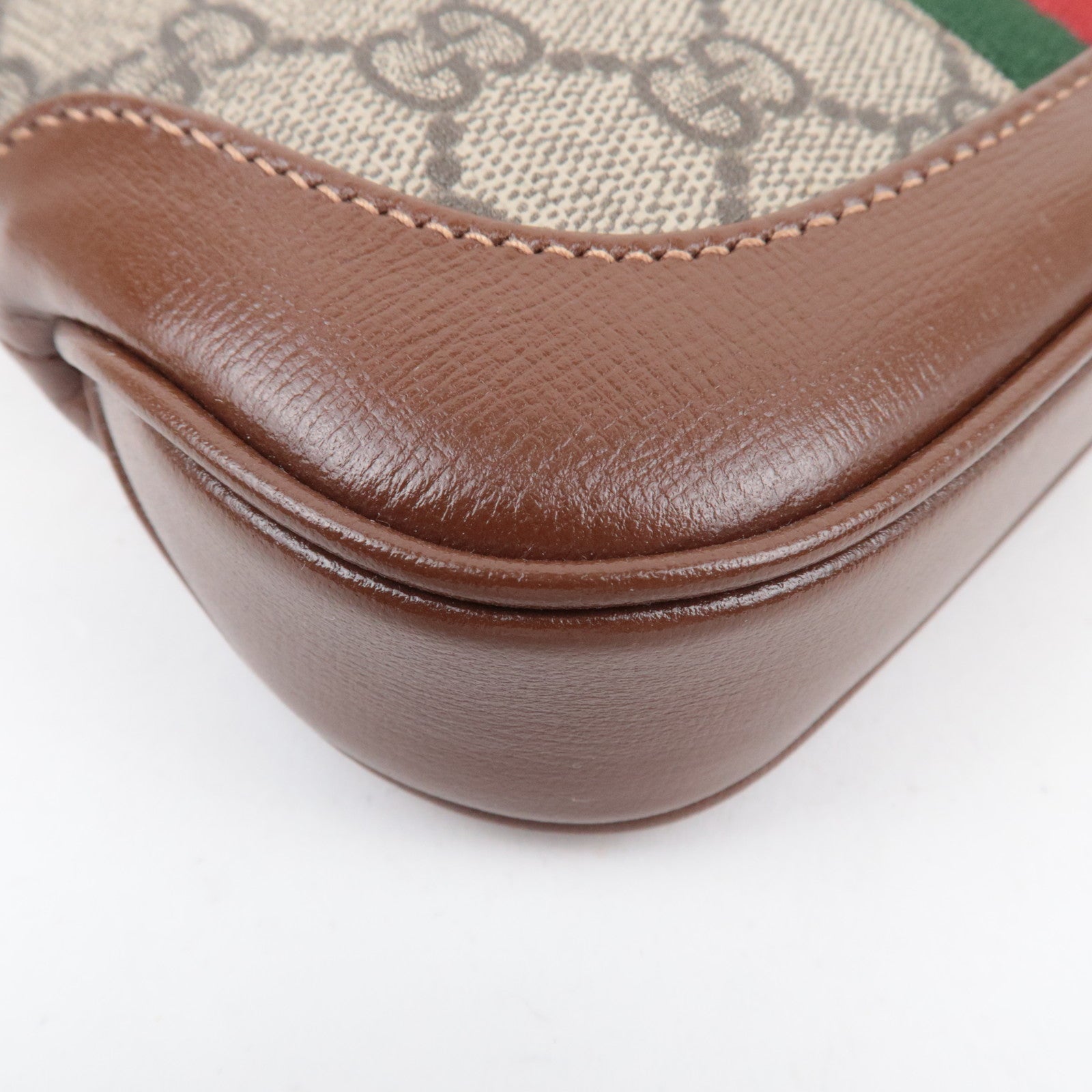 GUCCI Jackie 1961 Ophidia GG Supreme 2Way Handbag Beige Brown 637092 *Dust bag, Strap