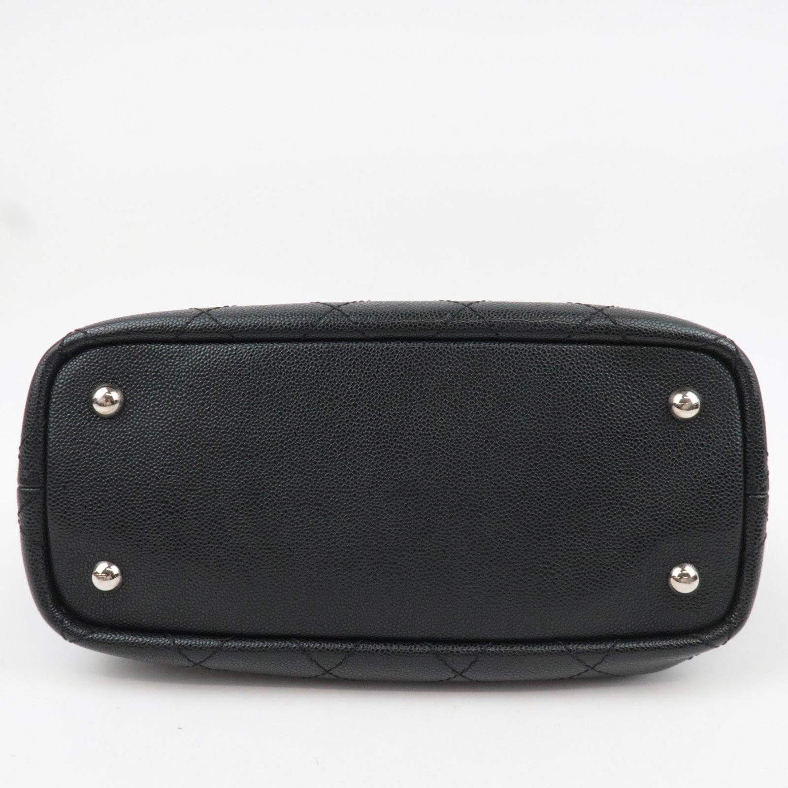 CHANEL On The Road Caviarskin Tote Bag Black