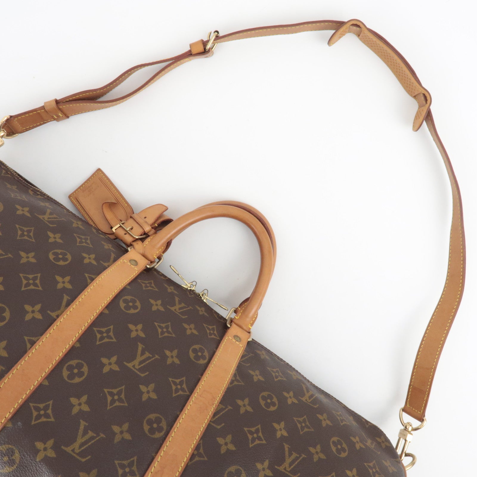 Louis Vuitton Monogram Keepall Bandouliere 55 Travel bag M41414