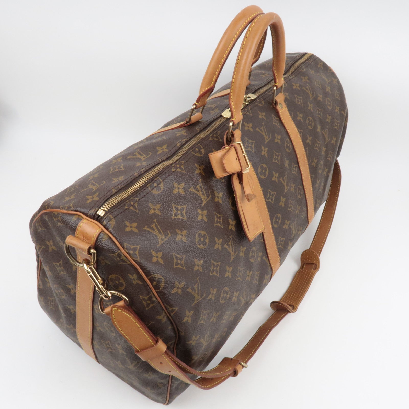 Louis Vuitton Monogram Keepall Bandouliere 55 Travel bag M41414