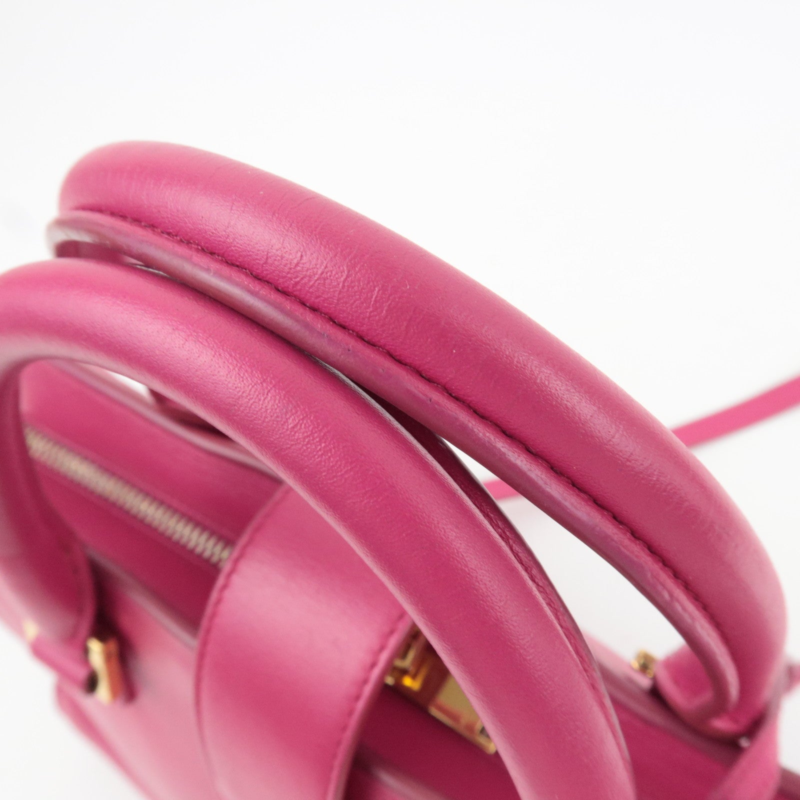SAINT LAURENT YSL Baby Cabas Leather 2Way Handbag
