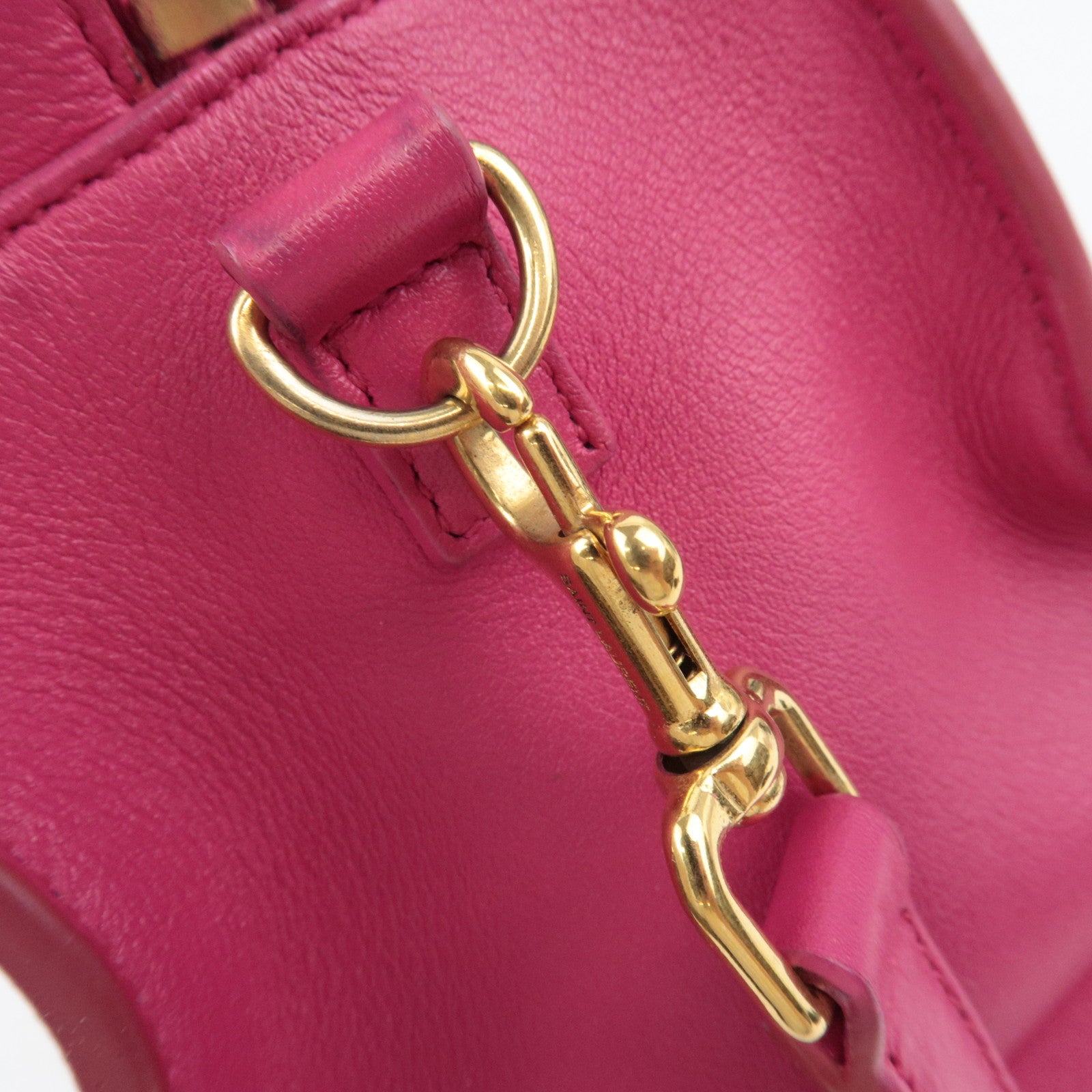 SAINT LAURENT YSL Baby Cabas Leather 2Way Handbag