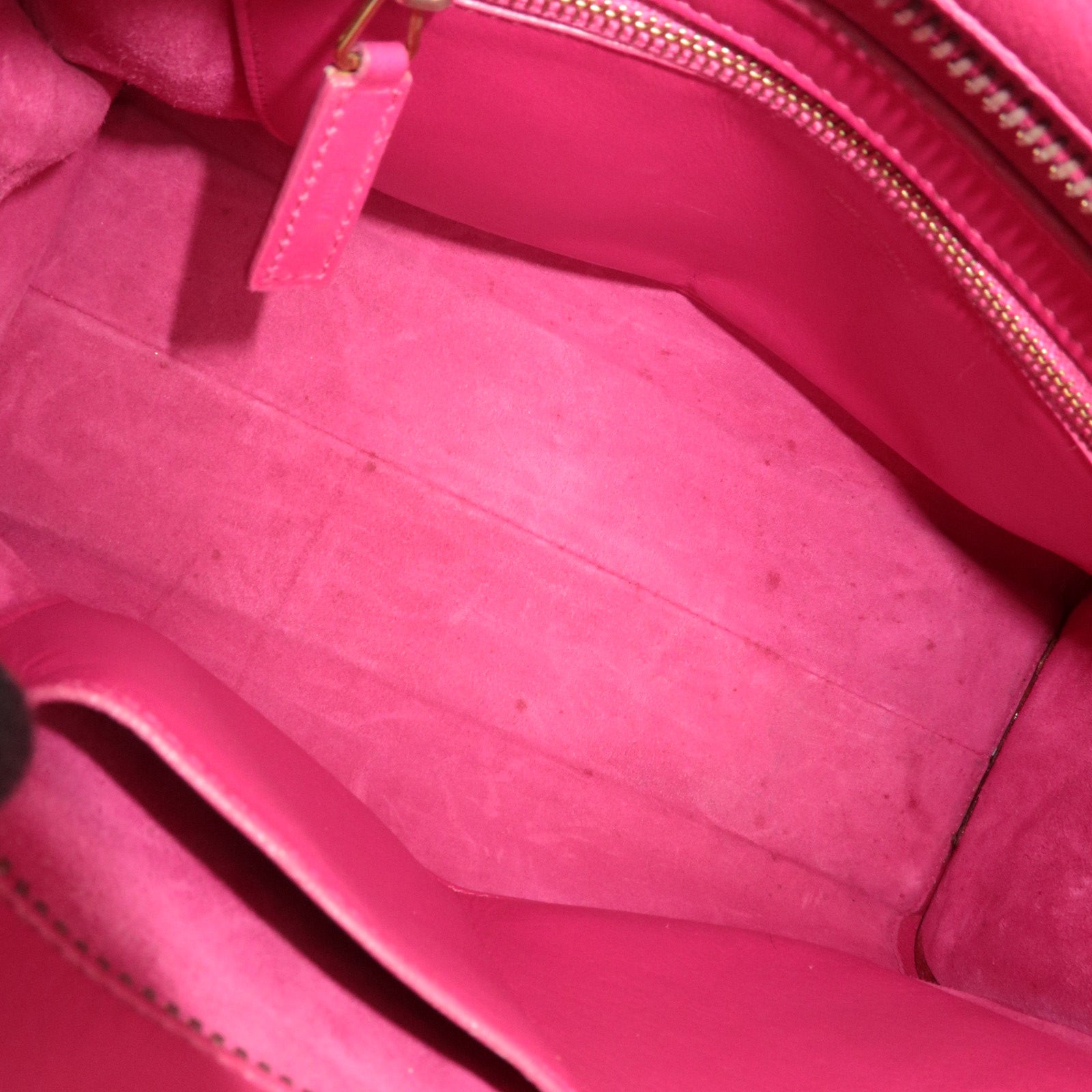 SAINT LAURENT YSL Baby Cabas Leather 2Way Handbag