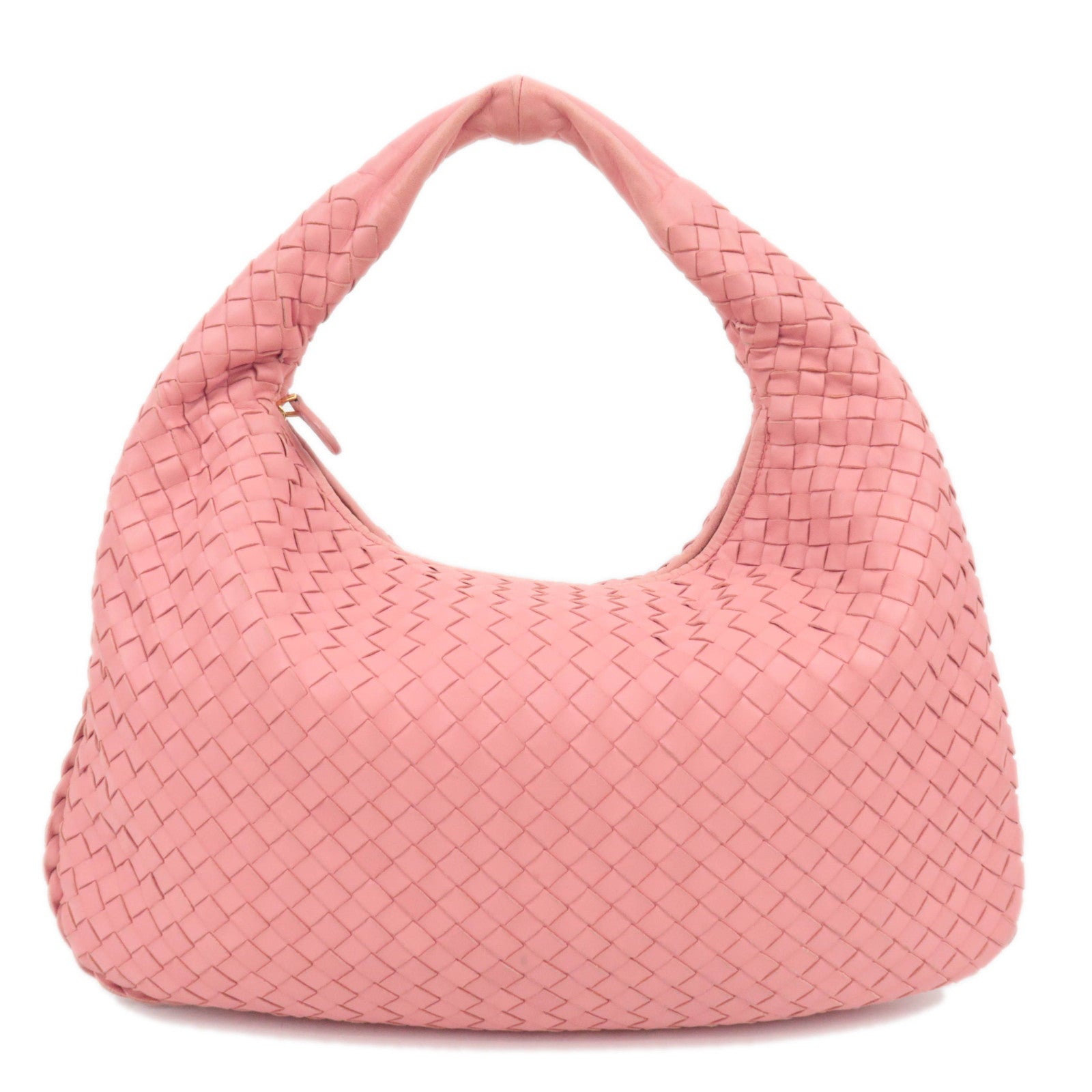 BOTTEGA VENETA Intrecciato Leather Hobo Bag Pink 11565387441