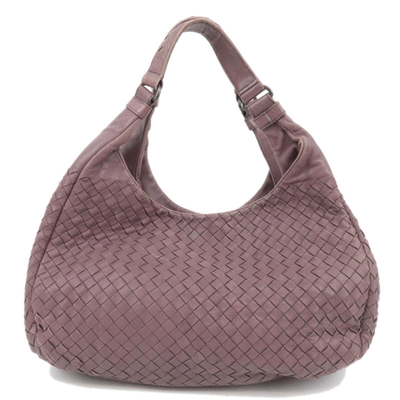 BOTTEGA VENETA Intrecciato Leather Shoulder Bag Light purple87445