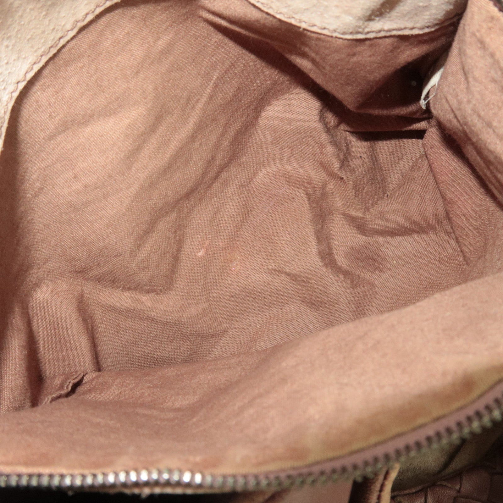 BOTTEGA VENETA Intrecciato Leather Shoulder Bag Light purple