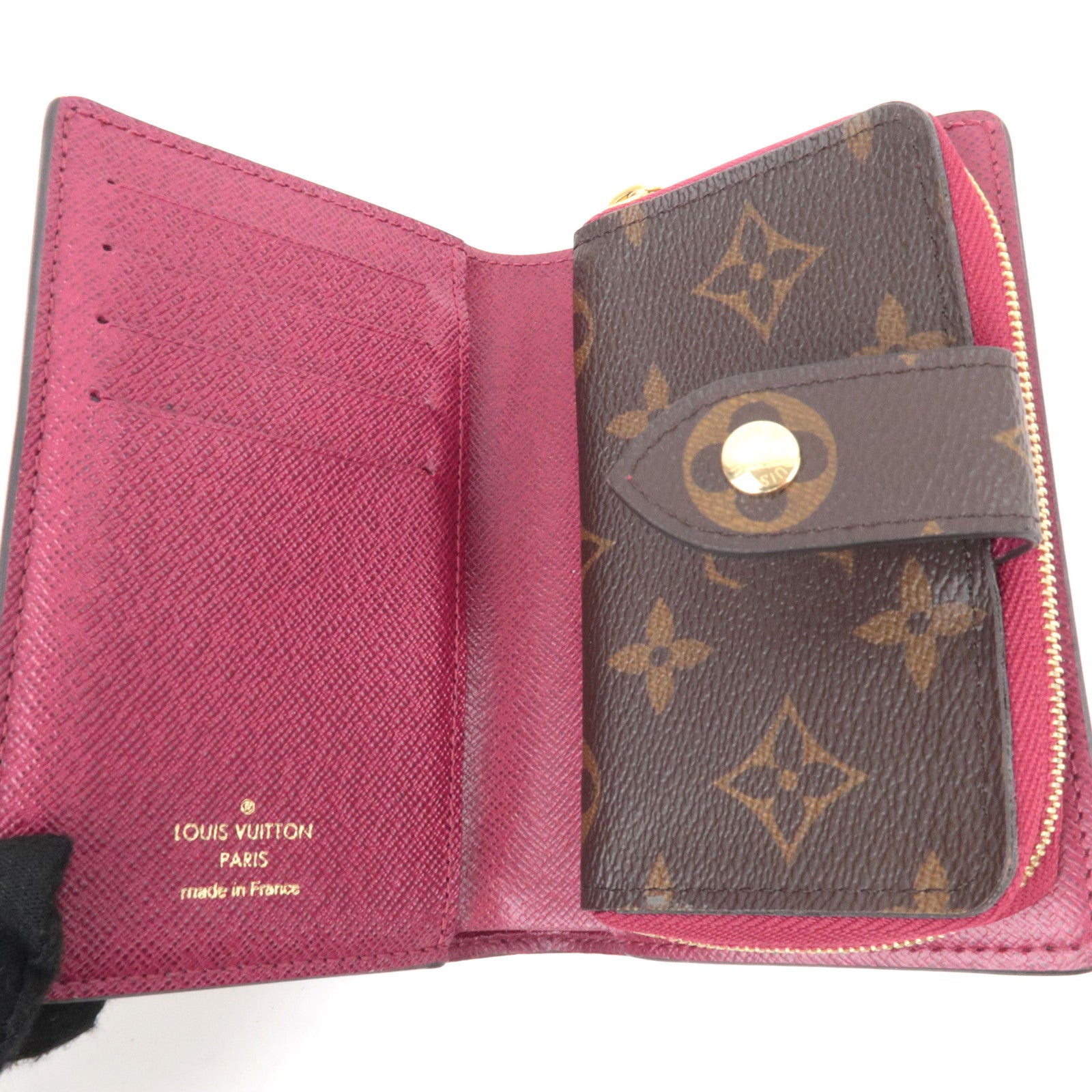 Louis Vuitton Monogram Portefeuille Juliette Wallet Fuchsia M69433