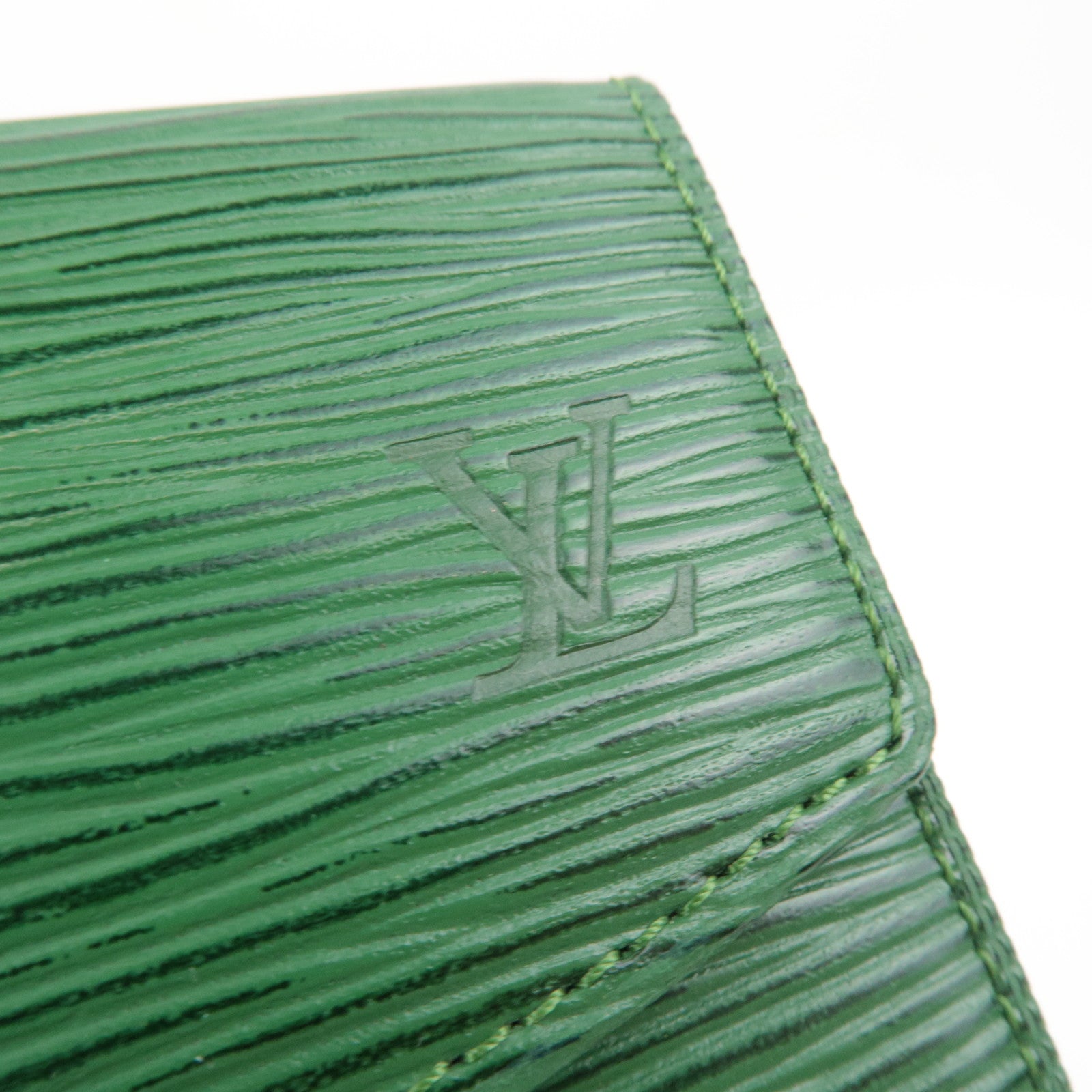 Louis Vuitton Epi Porte Monnaie Simple Card Case Borneo Green M63414