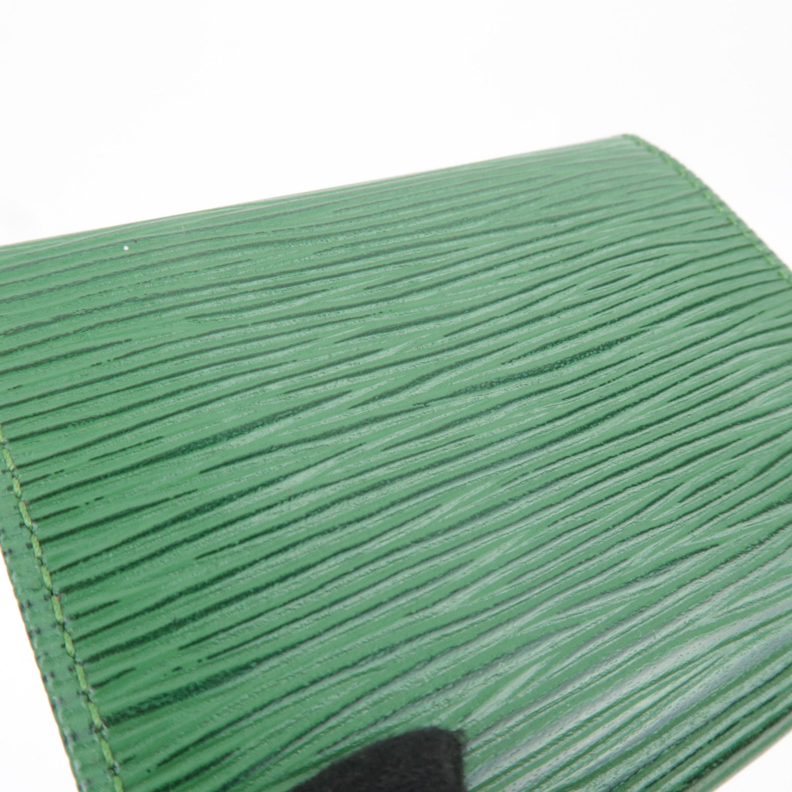 Louis Vuitton Epi Porte Monnaie Simple Card Case Borneo Green M63414