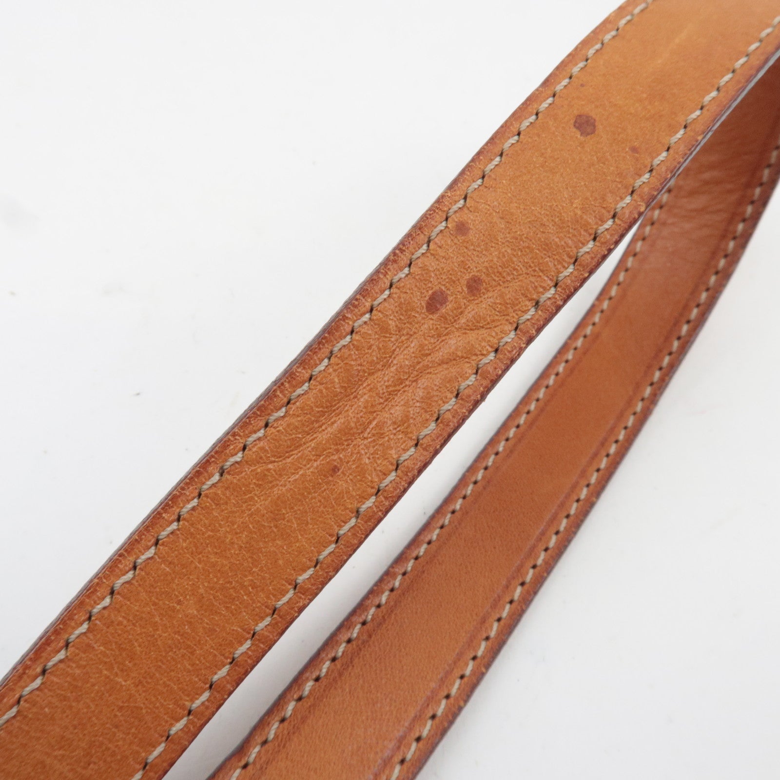 CELINE Macadam PVC Leather Shoulder Bag Brown