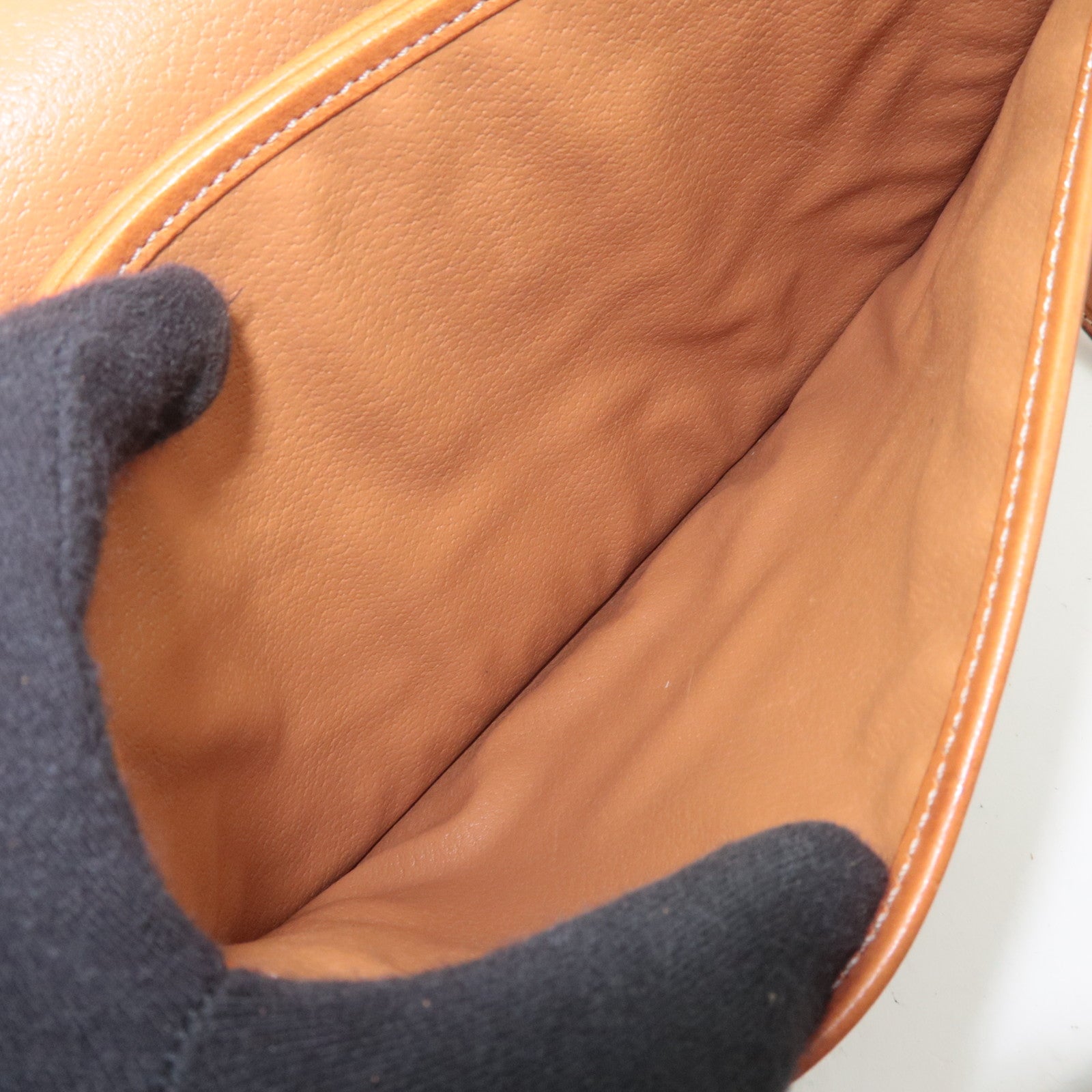 CELINE Macadam PVC Leather Shoulder Bag Brown