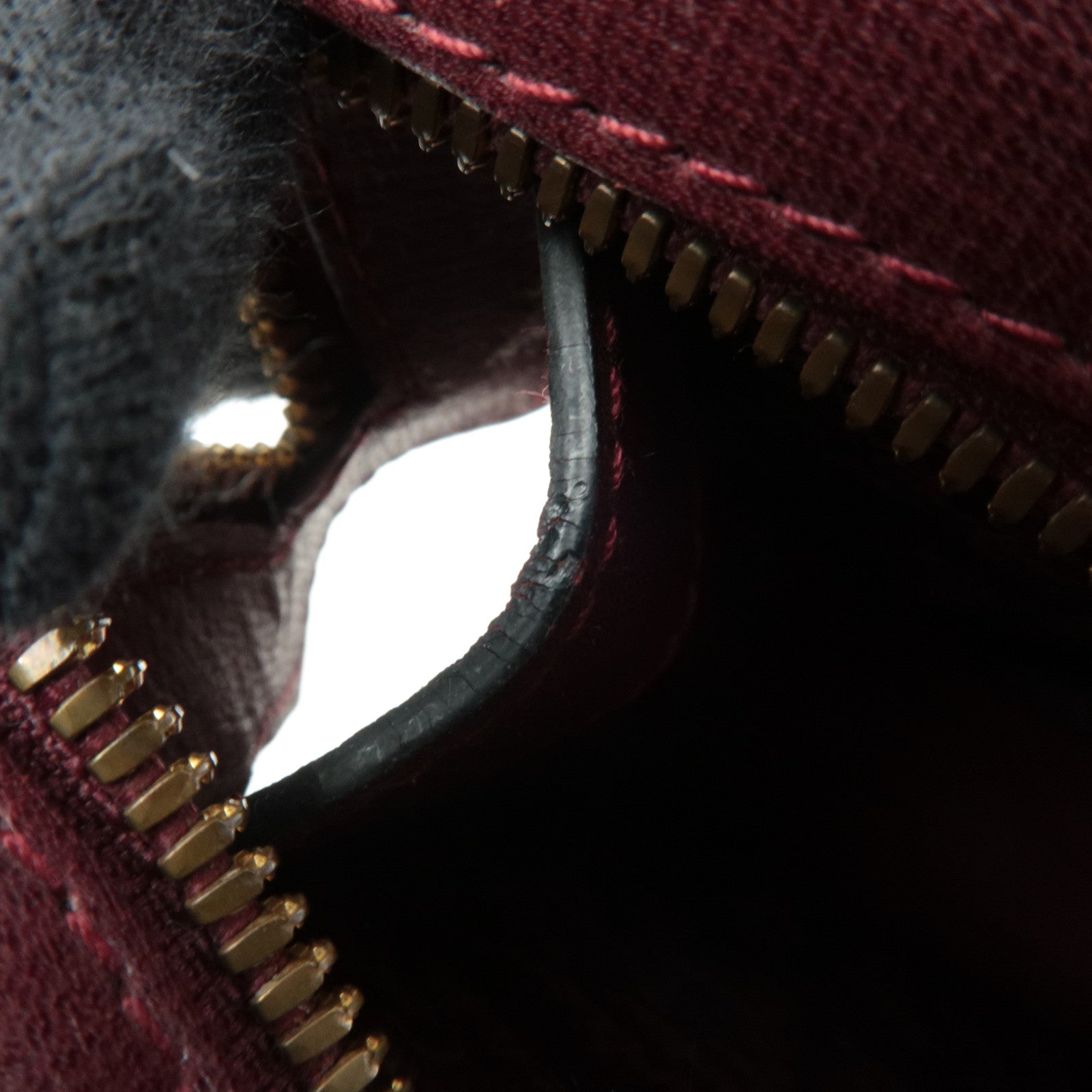 Cartier Must Line Leather Clutch Bag Bordeaux