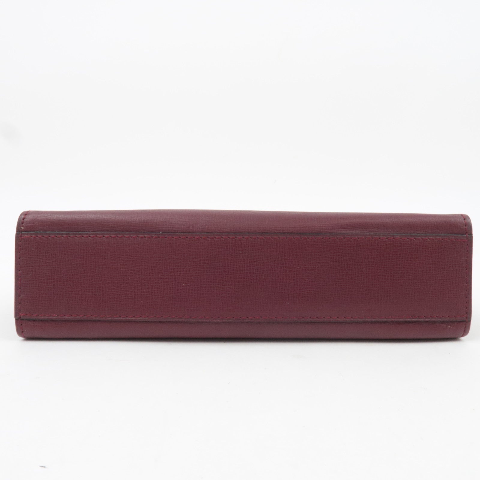 Cartier Must Line Leather Clutch Bag Bordeaux
