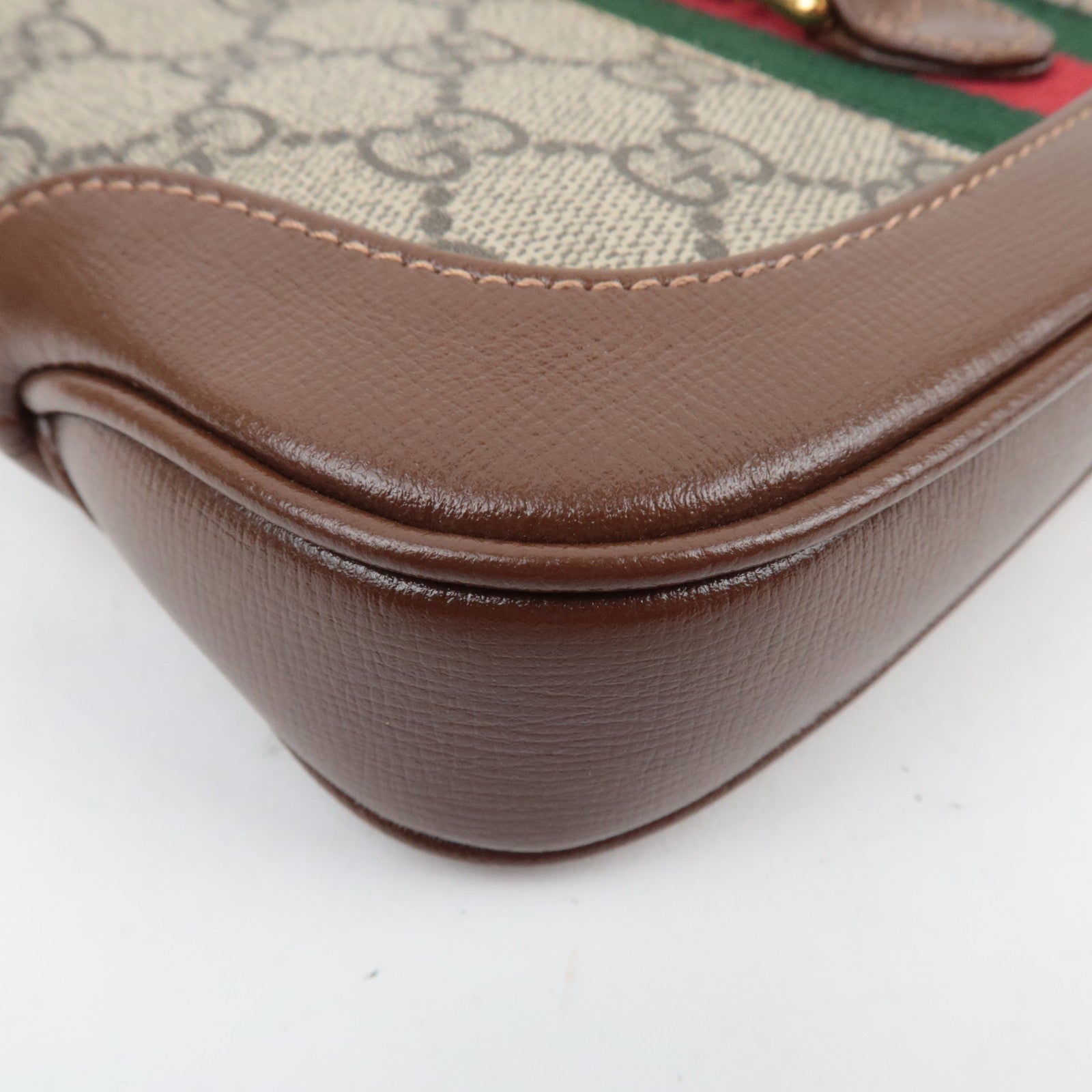 GUCCI Jackie 1961 Mini 2Way Handbag Beige Brown 637092