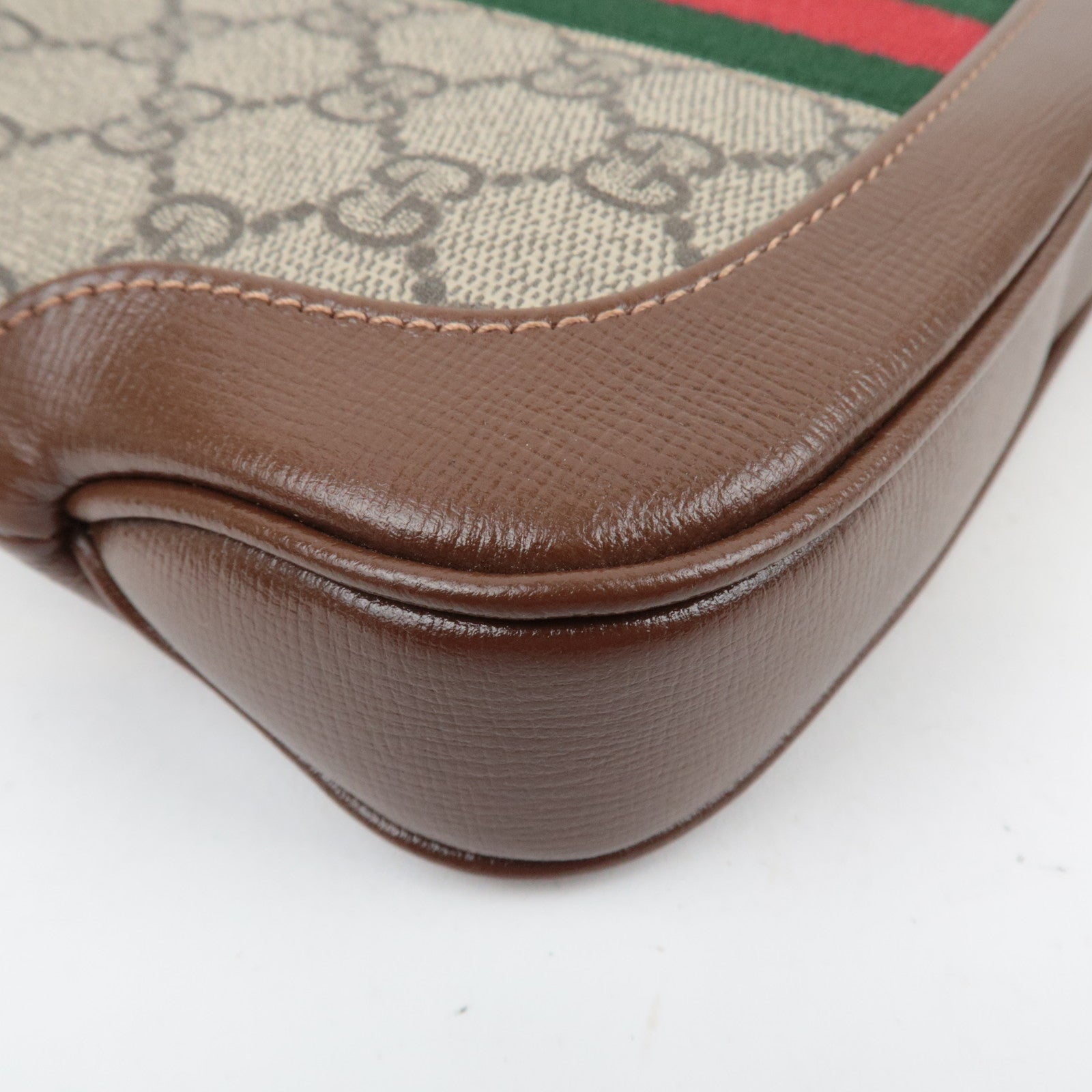 GUCCI Jackie 1961 Mini 2Way Handbag Beige Brown 637092