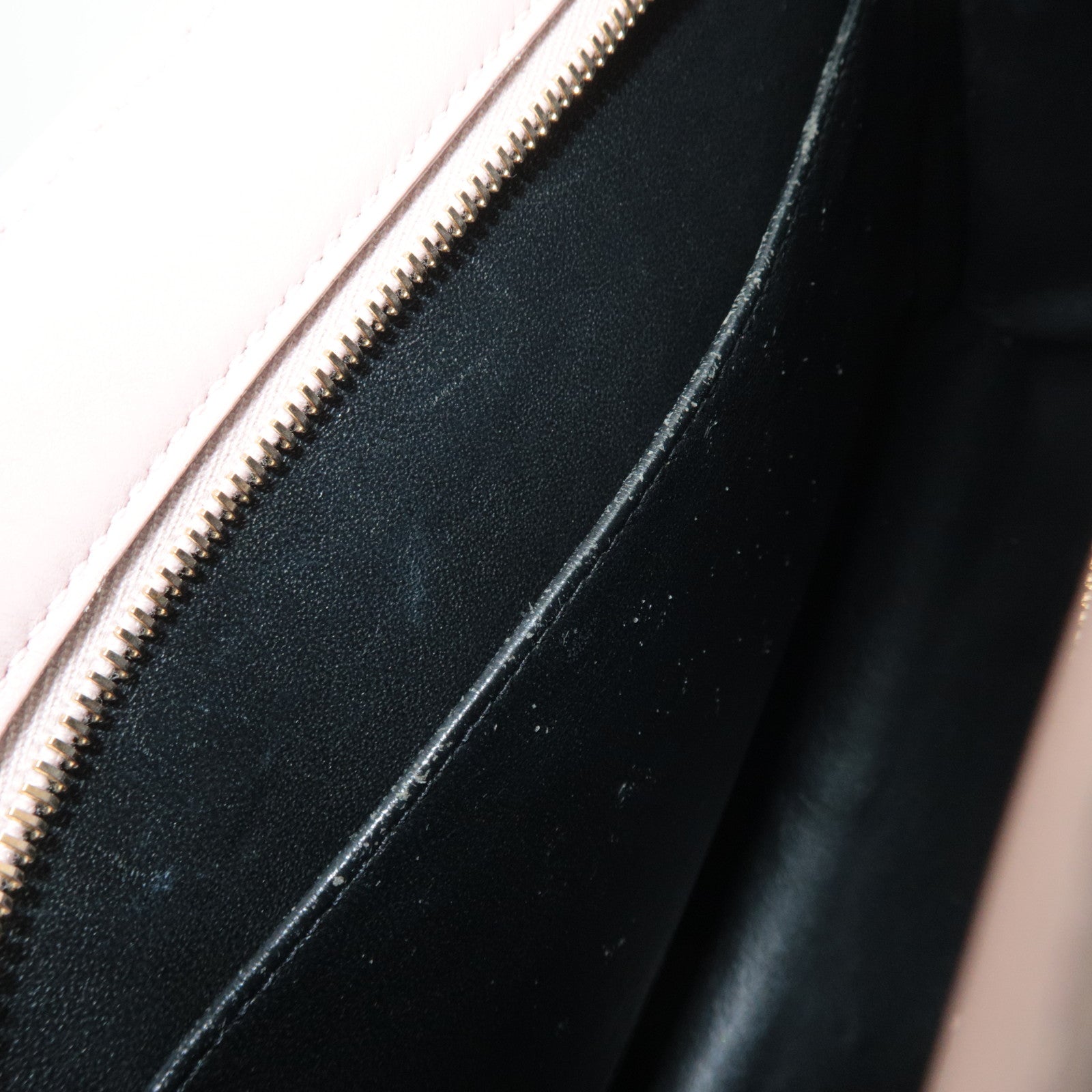 SAINT LAURENT Cabas Small 2Way Leather Handbag Pink 472469