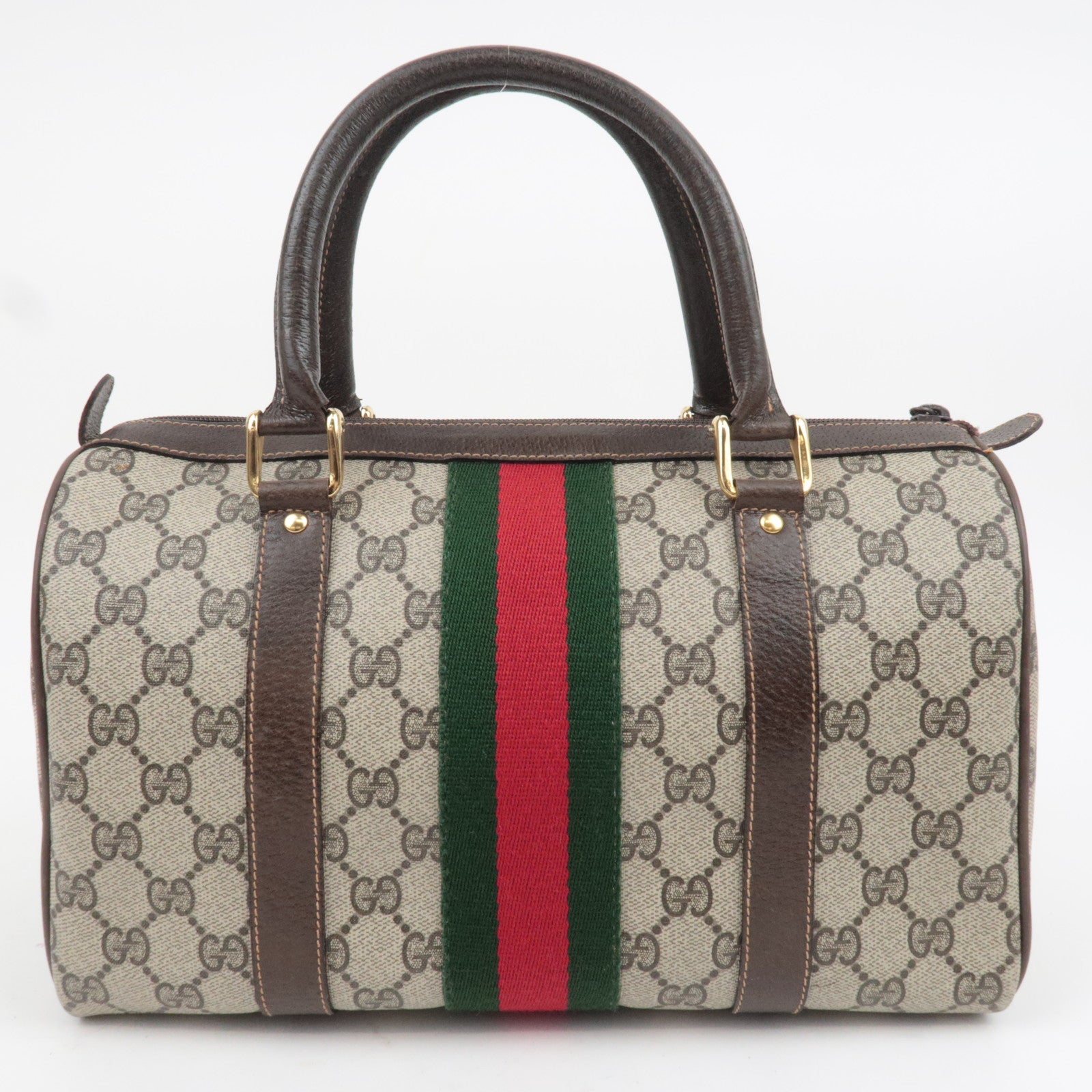 GUCCI Old Gucci Sherry Boston Bag 20.001.301