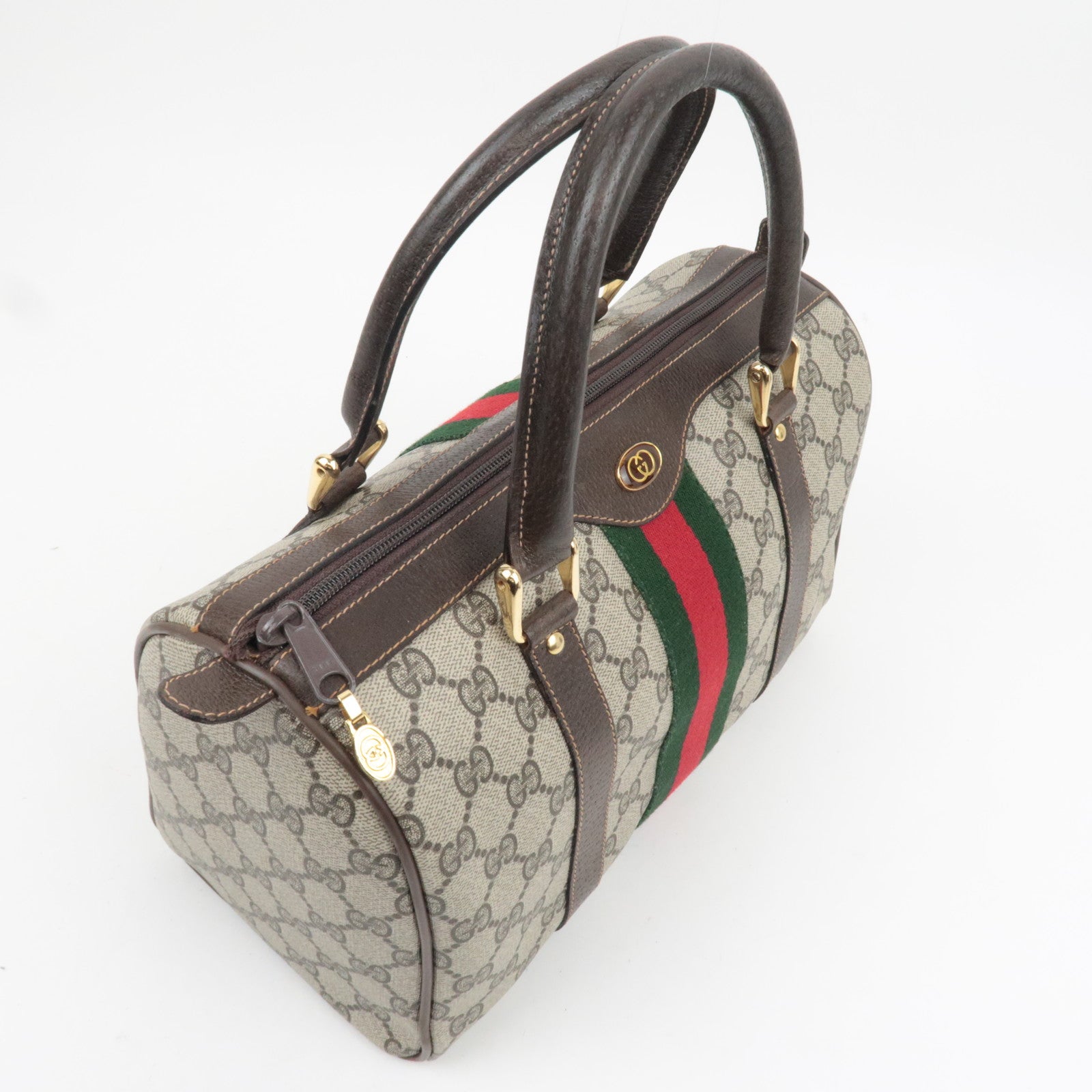 GUCCI Old Gucci Sherry Boston Bag 20.001.301