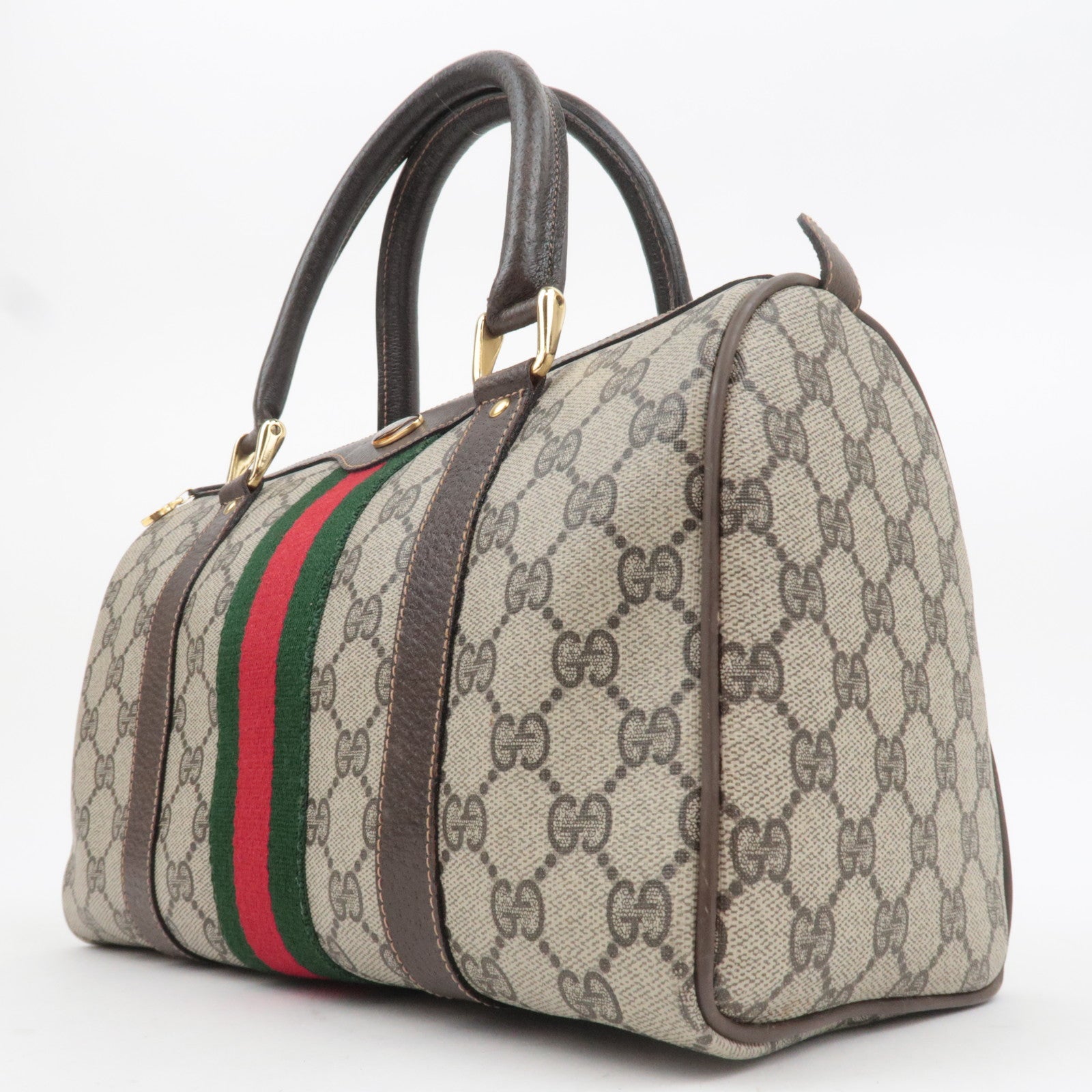 GUCCI Old Gucci Sherry Boston Bag 20.001.301