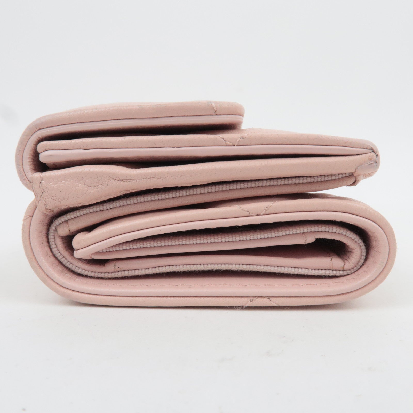 CHANEL Chanel 19 Dixneuf Lambskin Wallet Pink