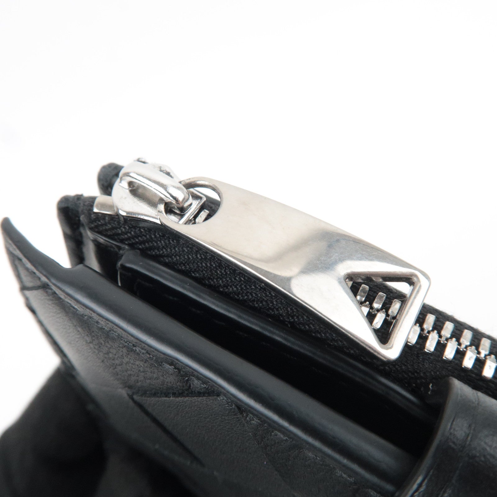 BOTTEGA VENETA Intrecciato Leather Wallet Black