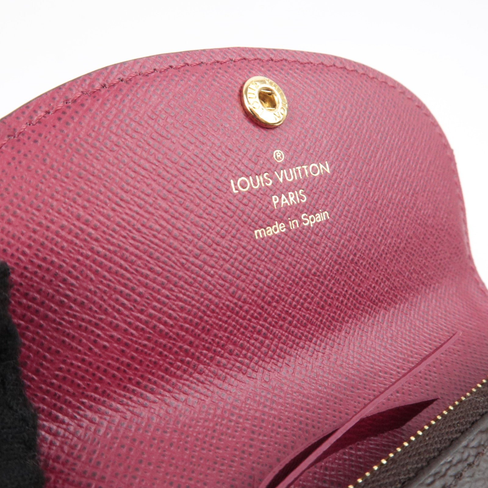 Louis Vuitton Monogram Porte Monnaie Rosali Wallet Fuchsia M41939