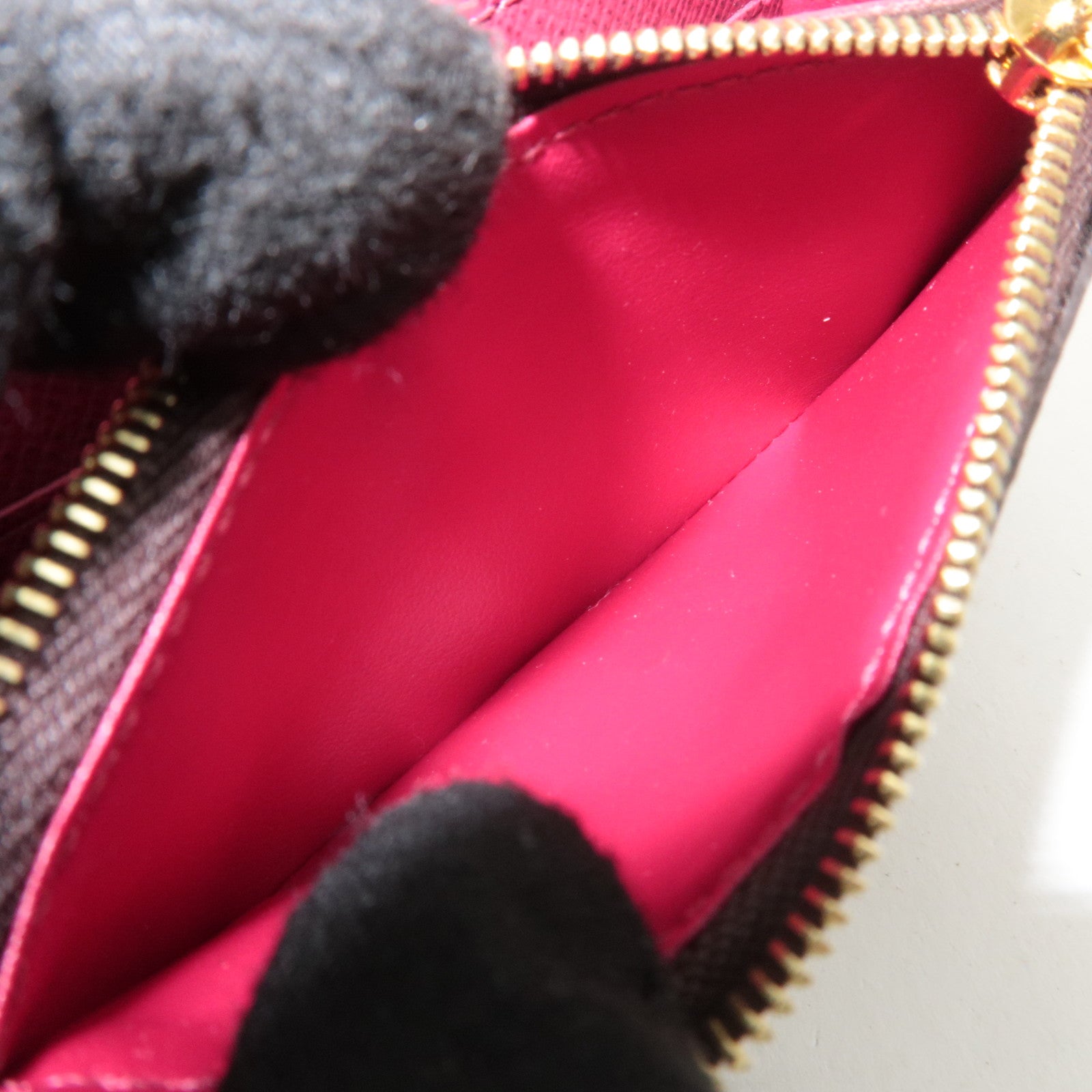 Louis Vuitton Monogram Porte Monnaie Rosali Wallet Fuchsia M41939