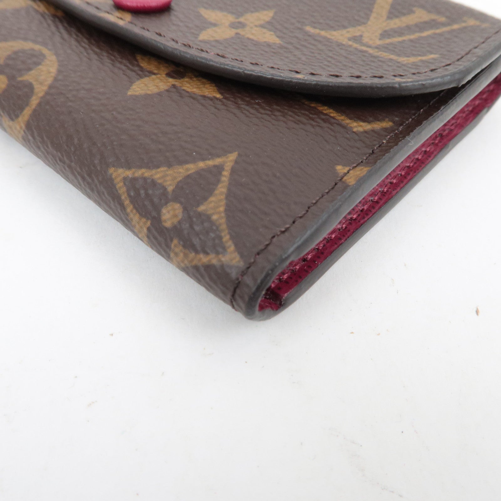 Louis Vuitton Monogram Porte Monnaie Rosali Wallet Fuchsia M41939