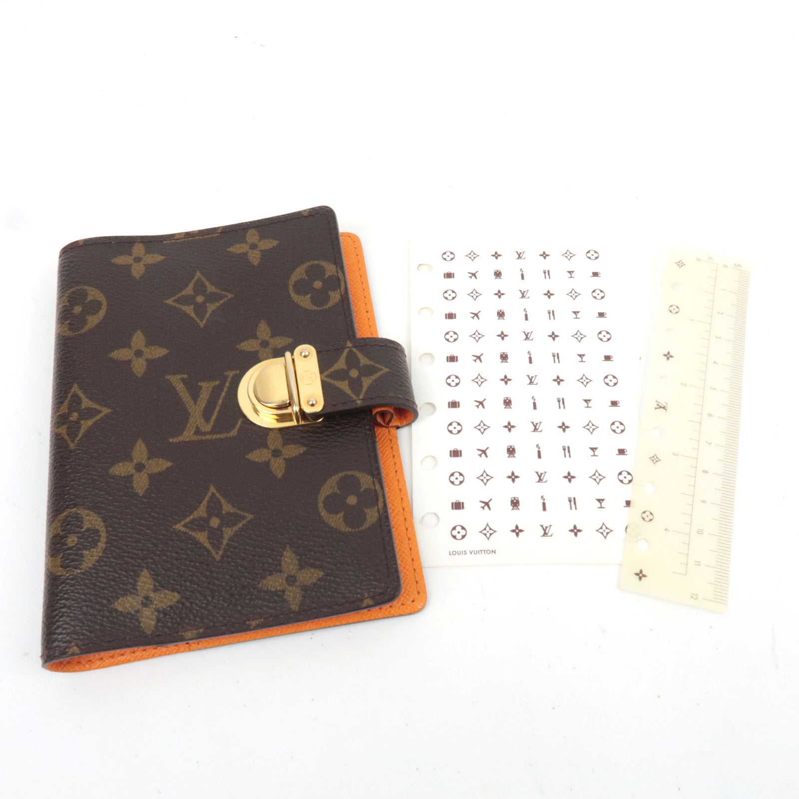 Louis Vuitton Monogram Agenda Koala PM Planner Cover Mandarin R21015