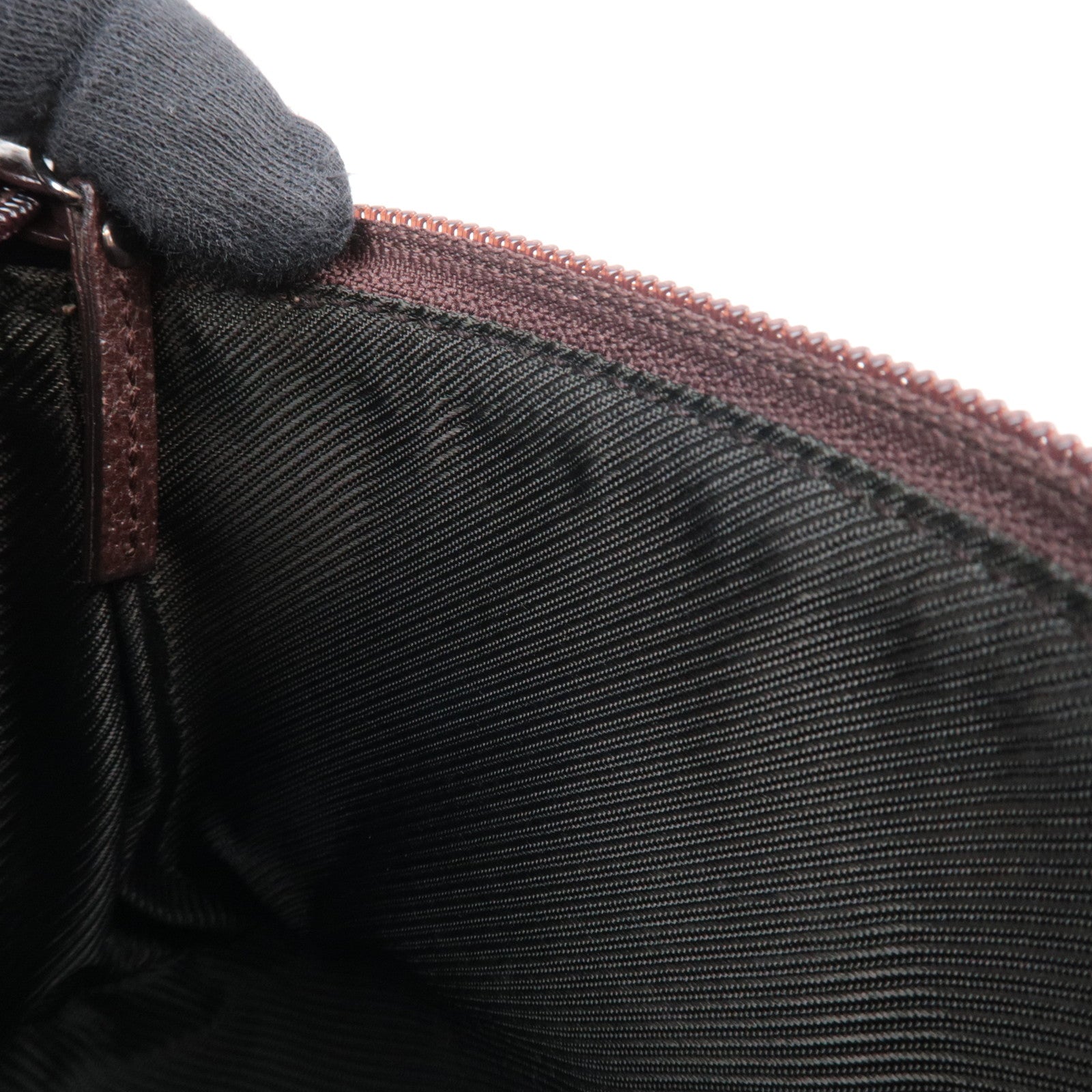 GUCCI GG Canvas Small Pouch  Beige Brown 115237