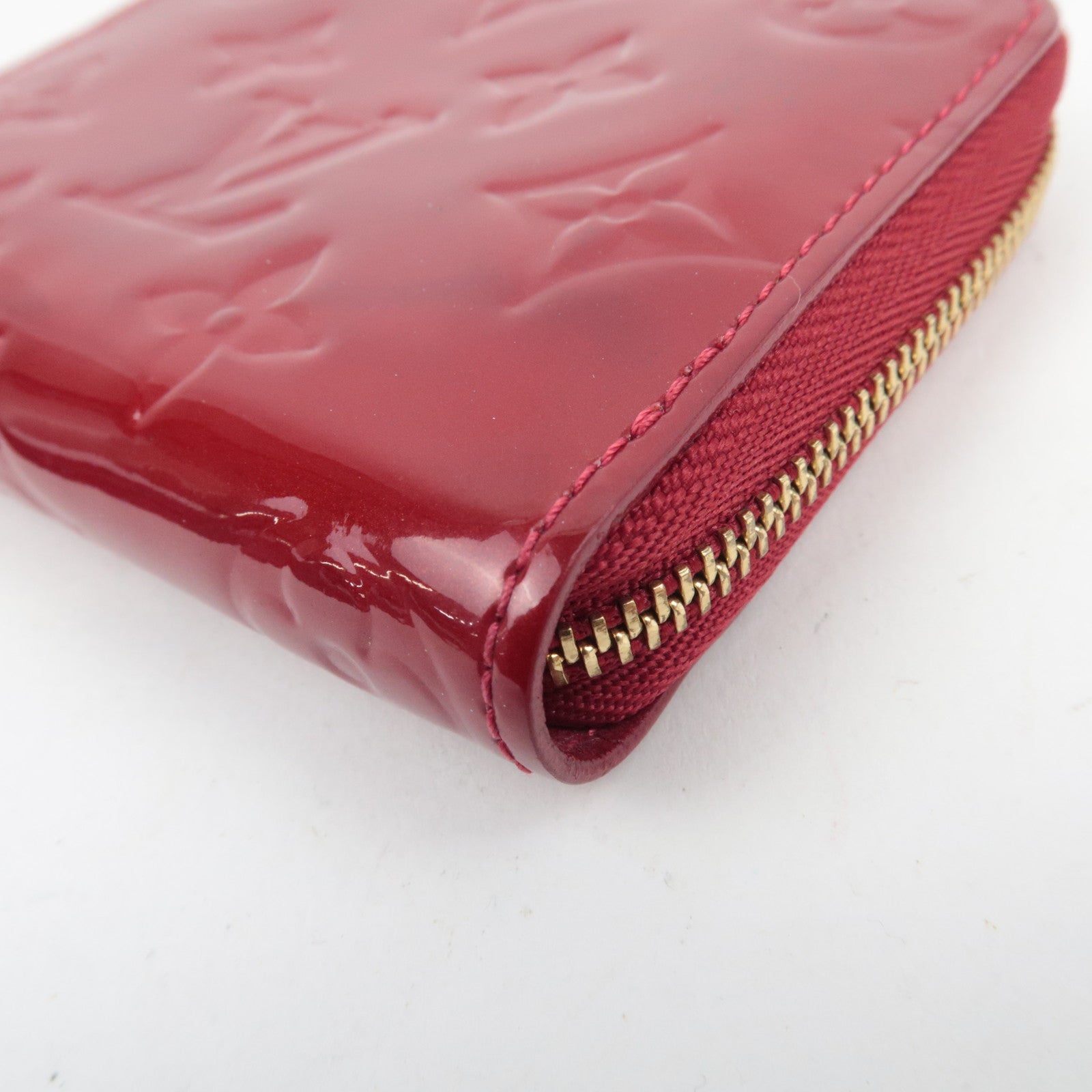 Louis Vuitton Monogram Vernis Zippy Coin Purse Pomme D'Amour M93608