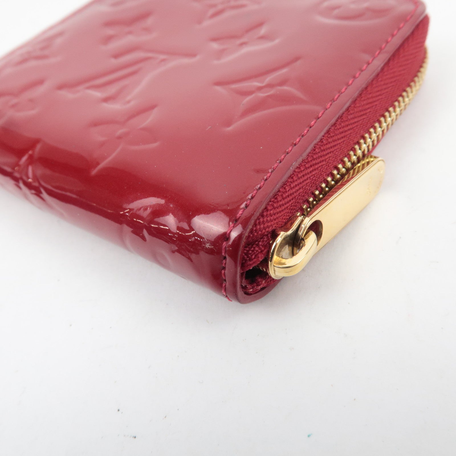 Louis Vuitton Monogram Vernis Zippy Coin Purse Pomme D'Amour M93608