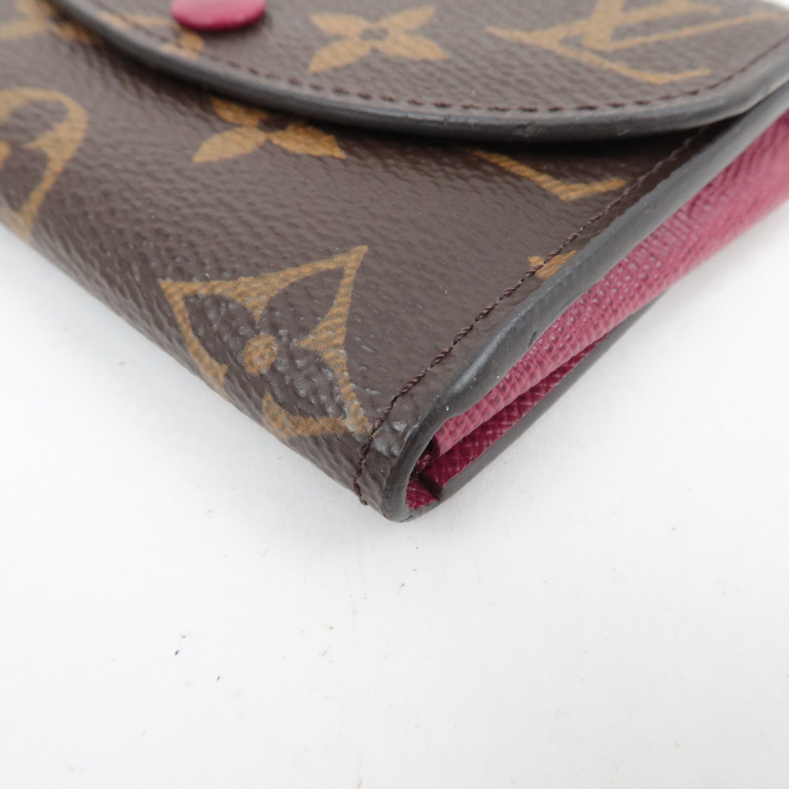 Louis Vuitton Monogram Porte Monnaie Rosali Wallet Fuchsia M41939