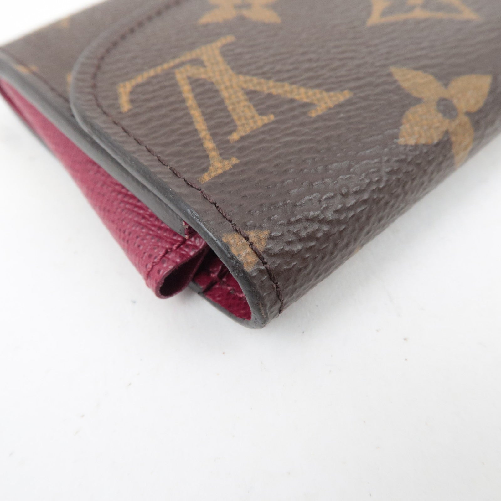 Louis Vuitton Monogram Porte Monnaie Rosali Wallet Fuchsia M41939