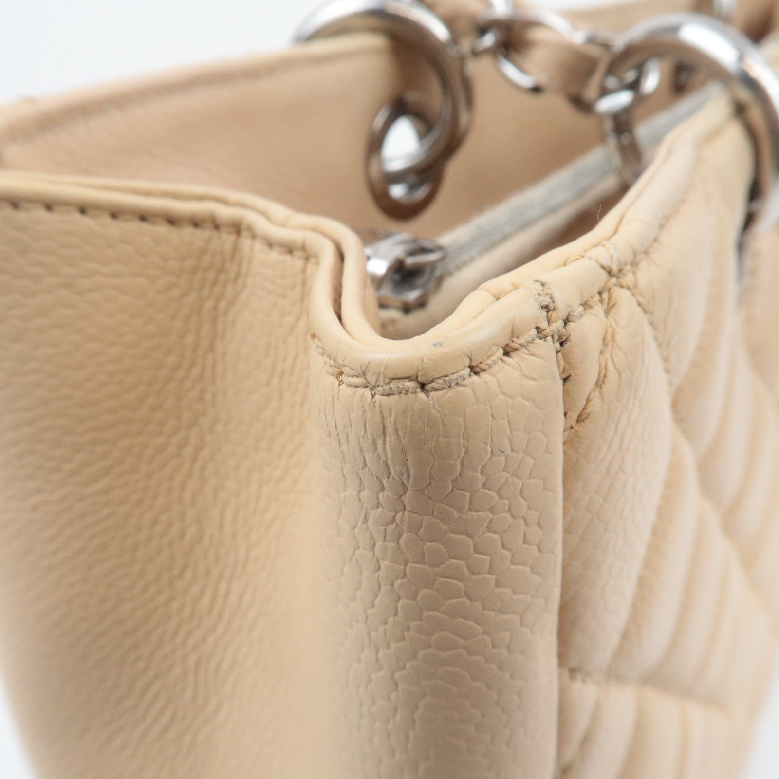 CHANEL GST Tote Caviarskin Beige