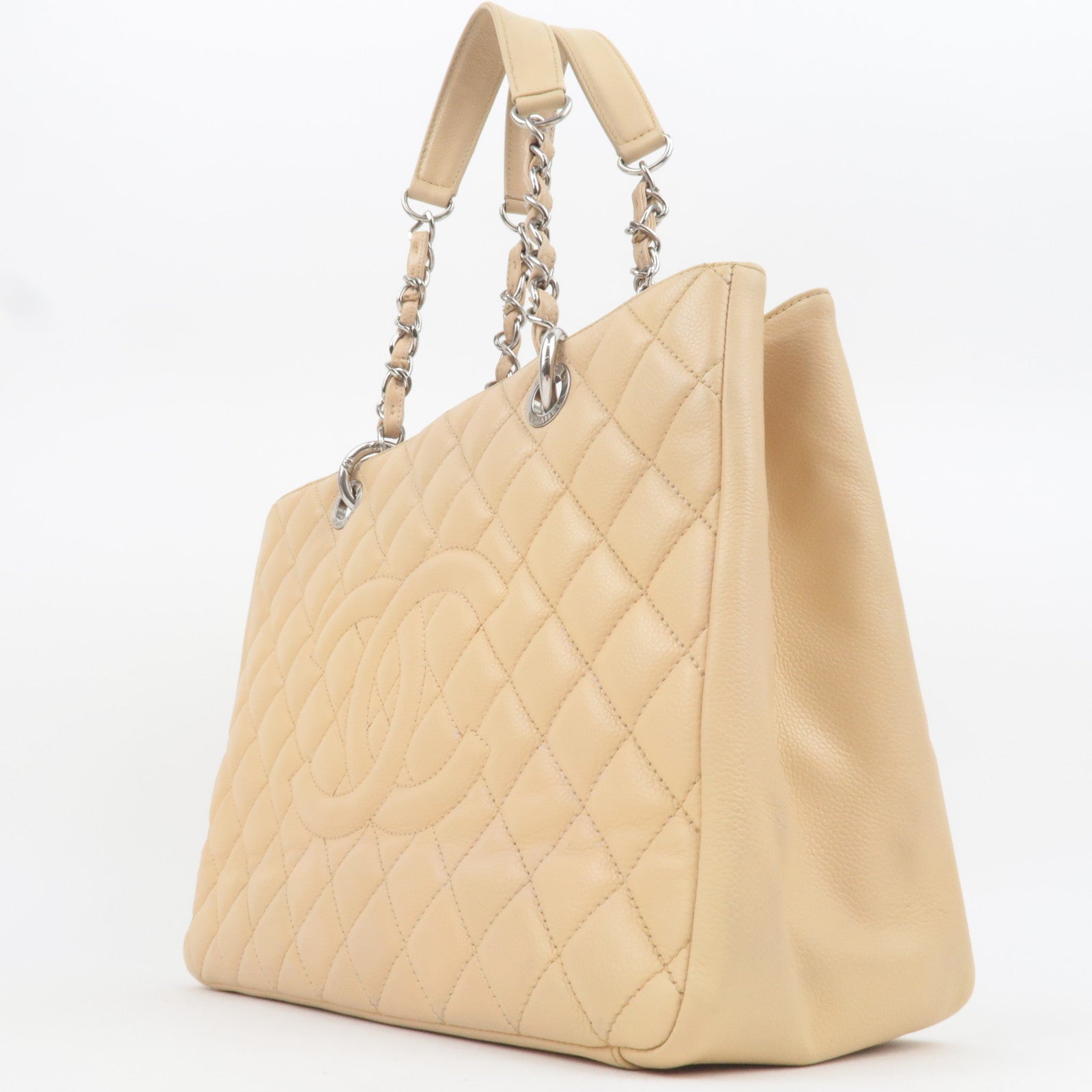CHANEL GST Tote Caviarskin Beige