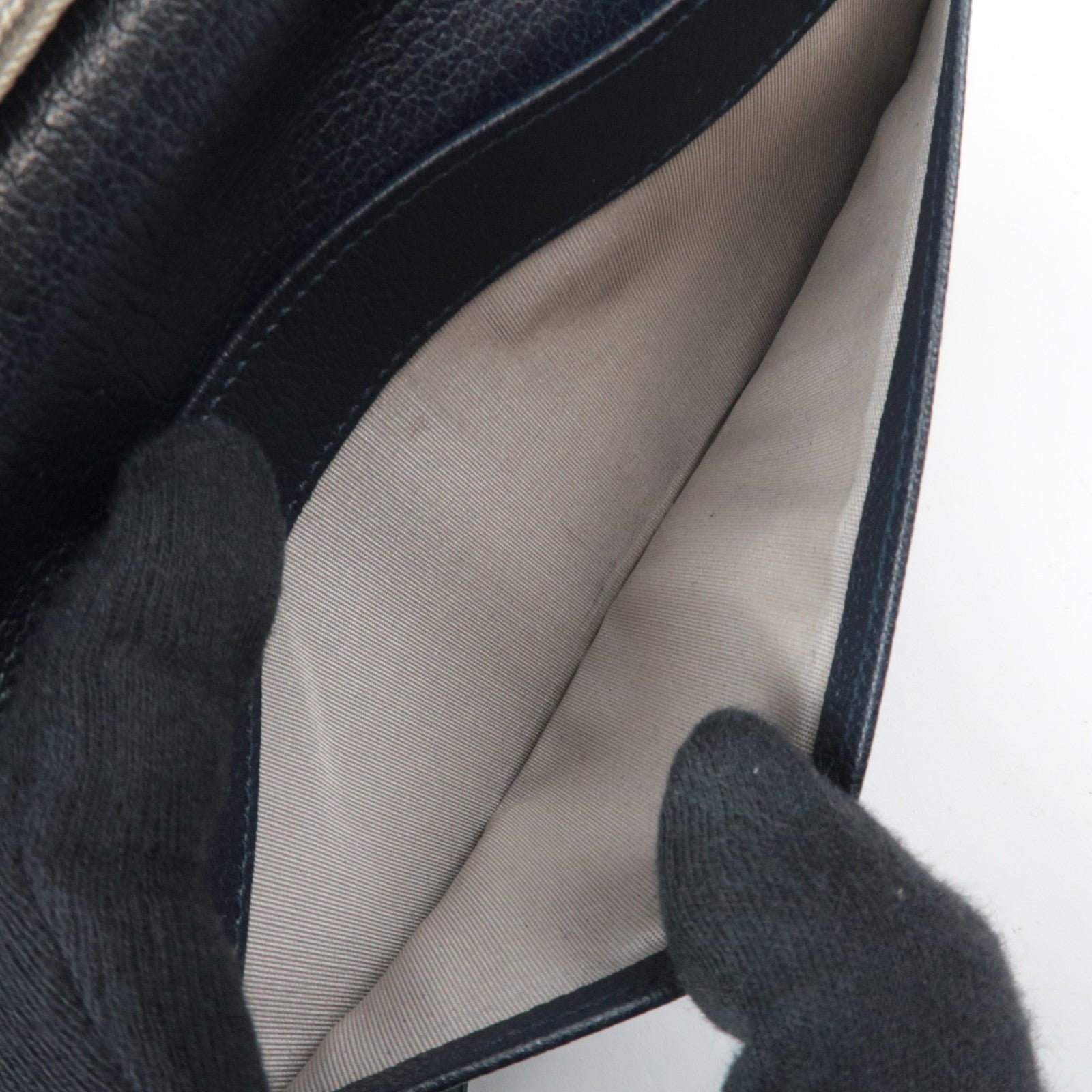 CHANEL Camellia Leather Long Wallet Black
