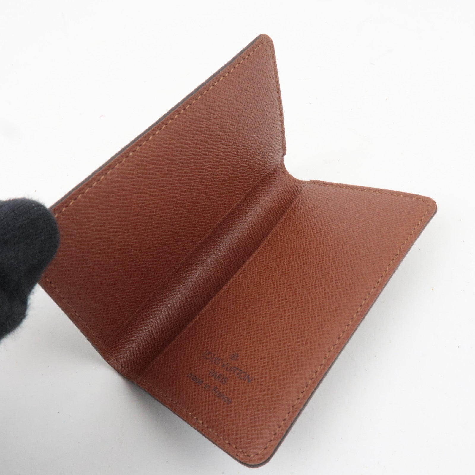 Louis Vuitton Monogram Pochette Carte Visite Card Case M56362