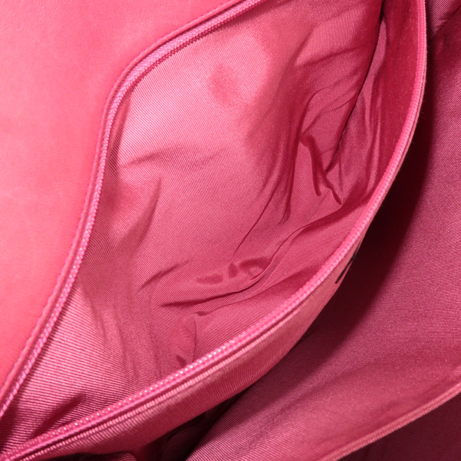 CHANEL 2.55 Chocolate Bar Lambskin Chain Shoulder Bag Pink