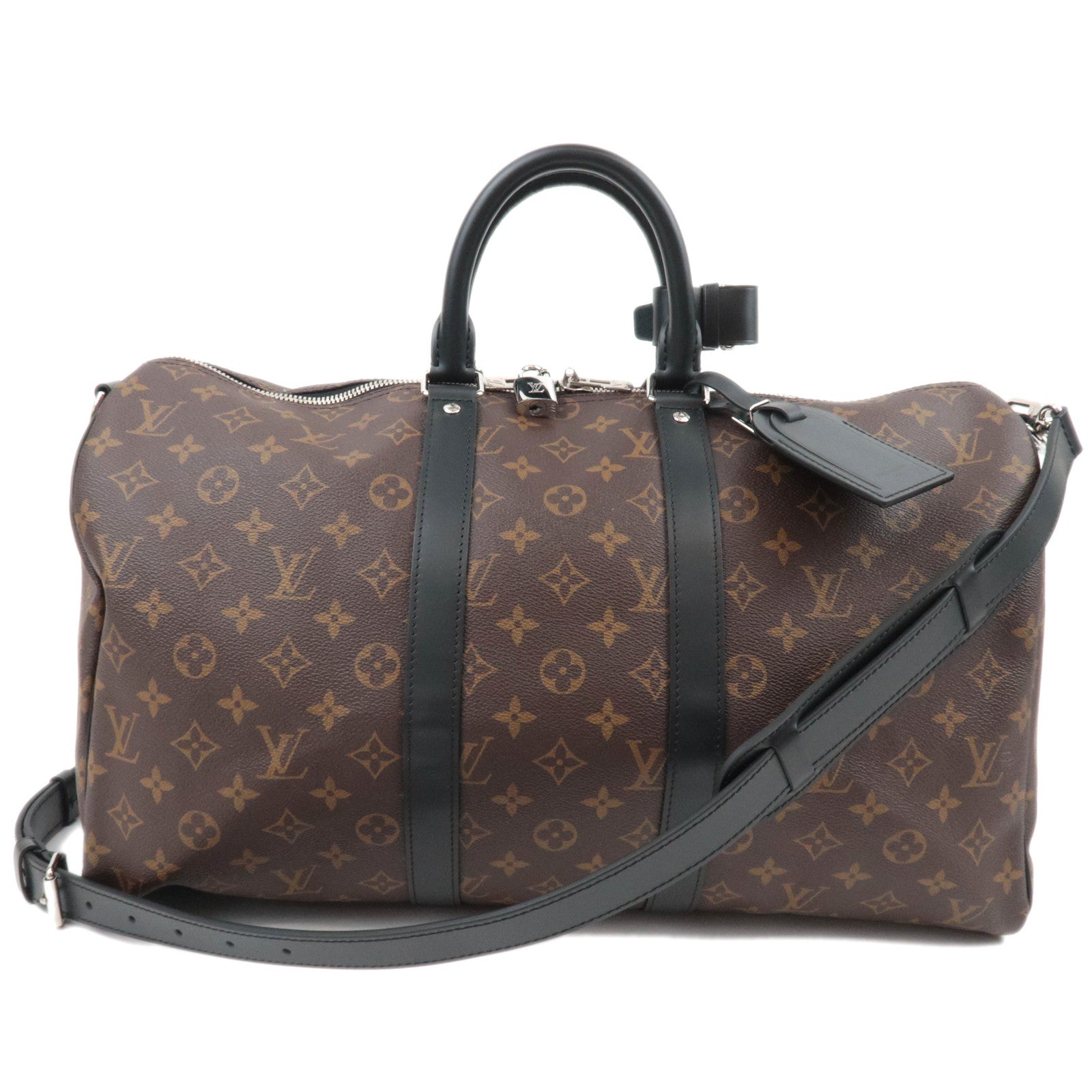 Louis Vuitton Monogram Macassar Keepall Bandouliere 45 Travel Bag M5671187902
